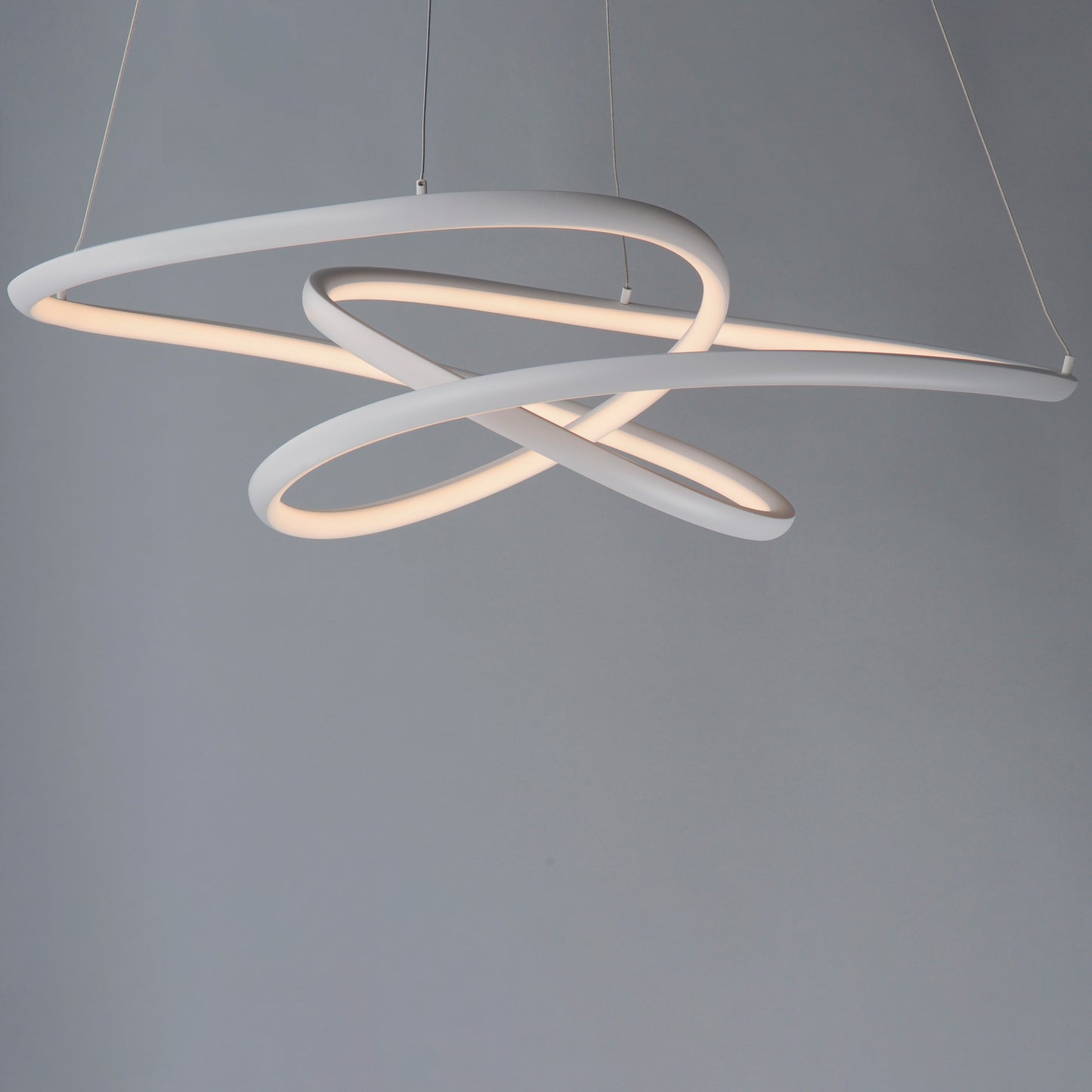Twisted LED Pendant Matte White by ET2