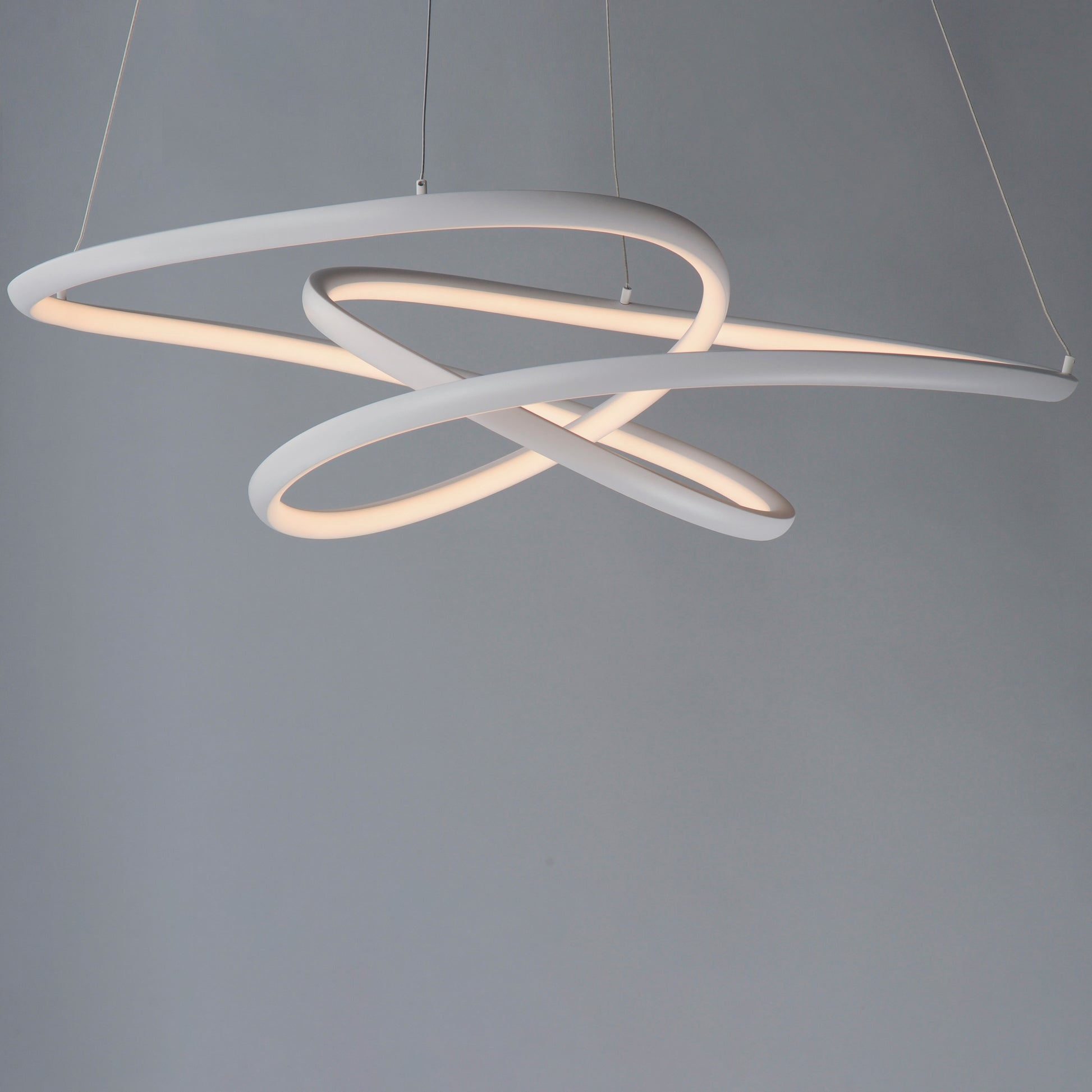 Twisted LED Pendant Matte White by ET2