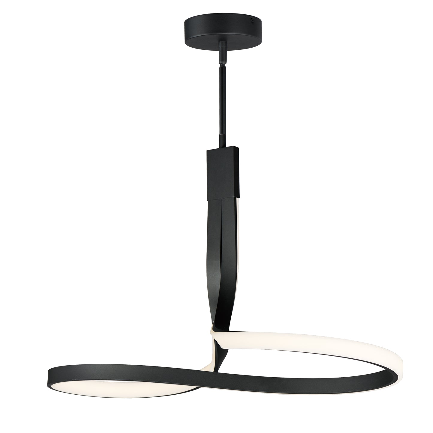Serpentine LED Pendant Black by ET2