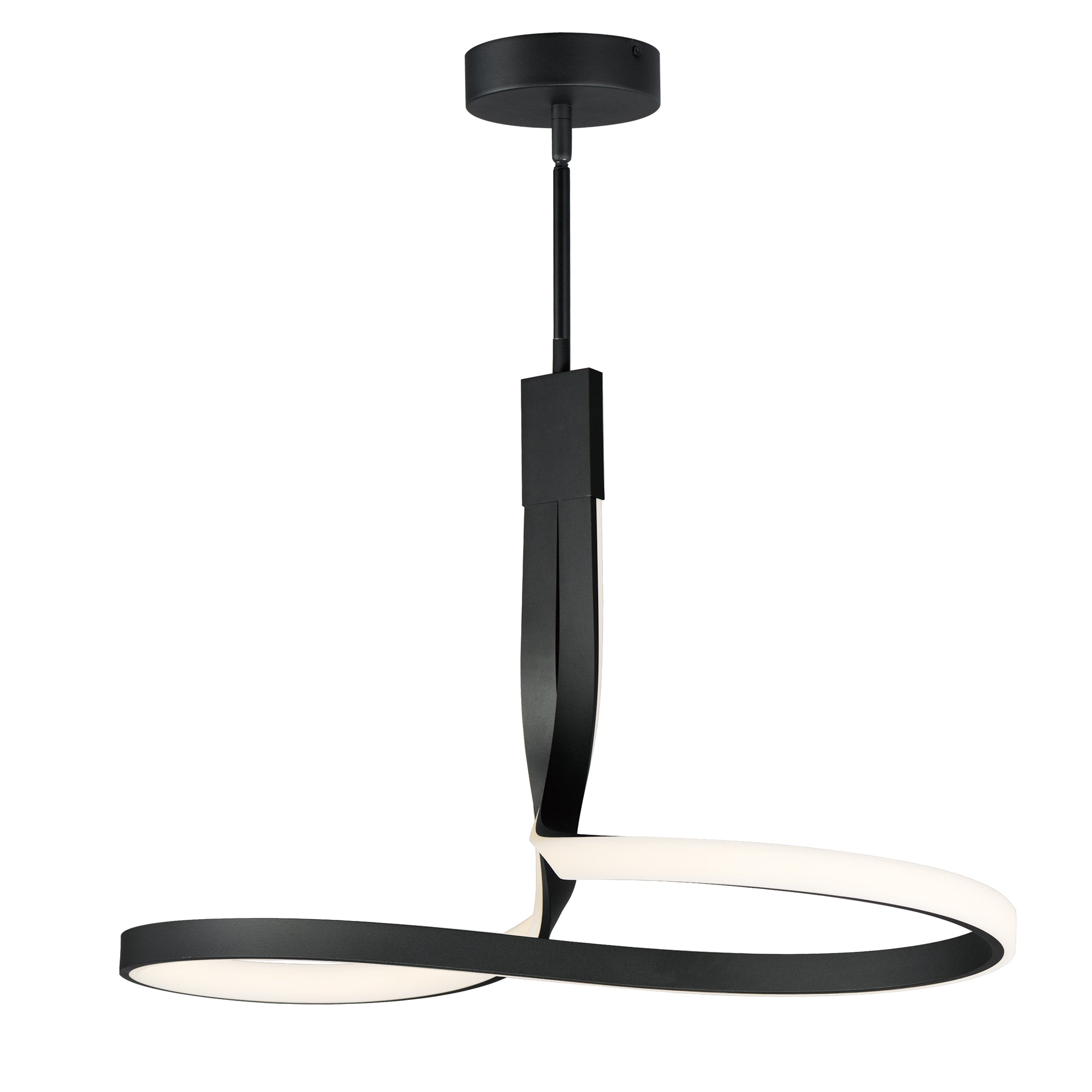 Serpentine LED Pendant Black by ET2
