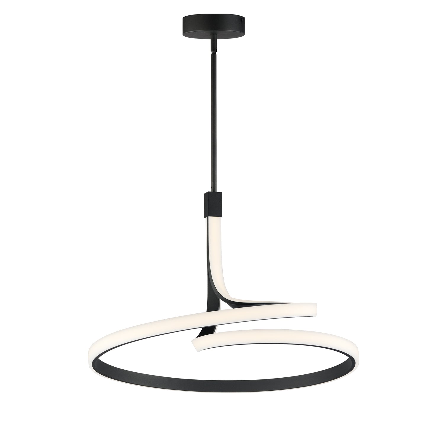 Serpentine Large Pendant Black by ET2
