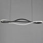 Serpentine 60" Horizontal Pendant Black by ET2