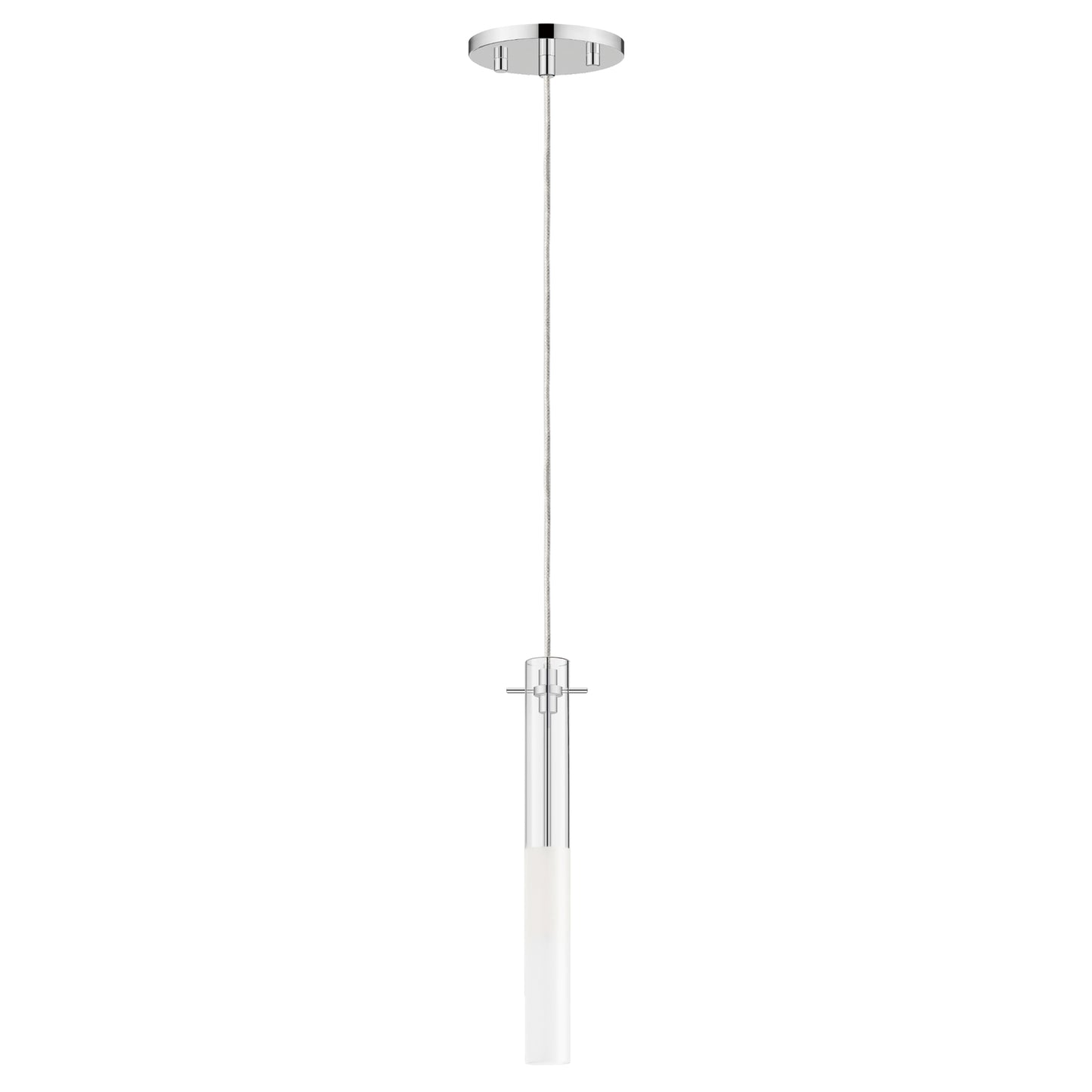Pipette 12" LED Pendant Polished Chrome by ET2