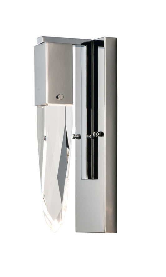 Quartz LED Wall Sconce Polished Chrome by ET2