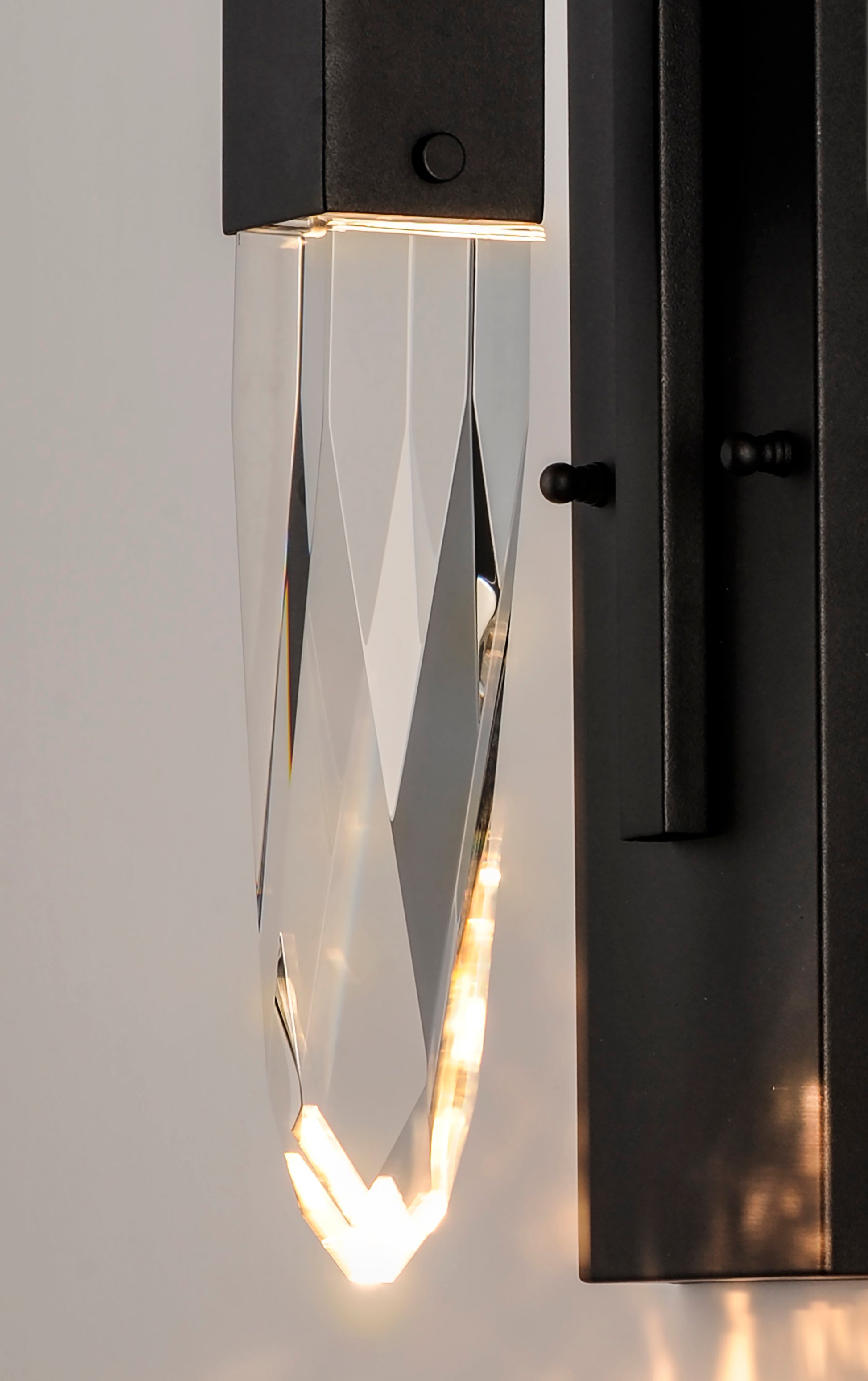 Quartz LED Wall Sconce Black by ET2