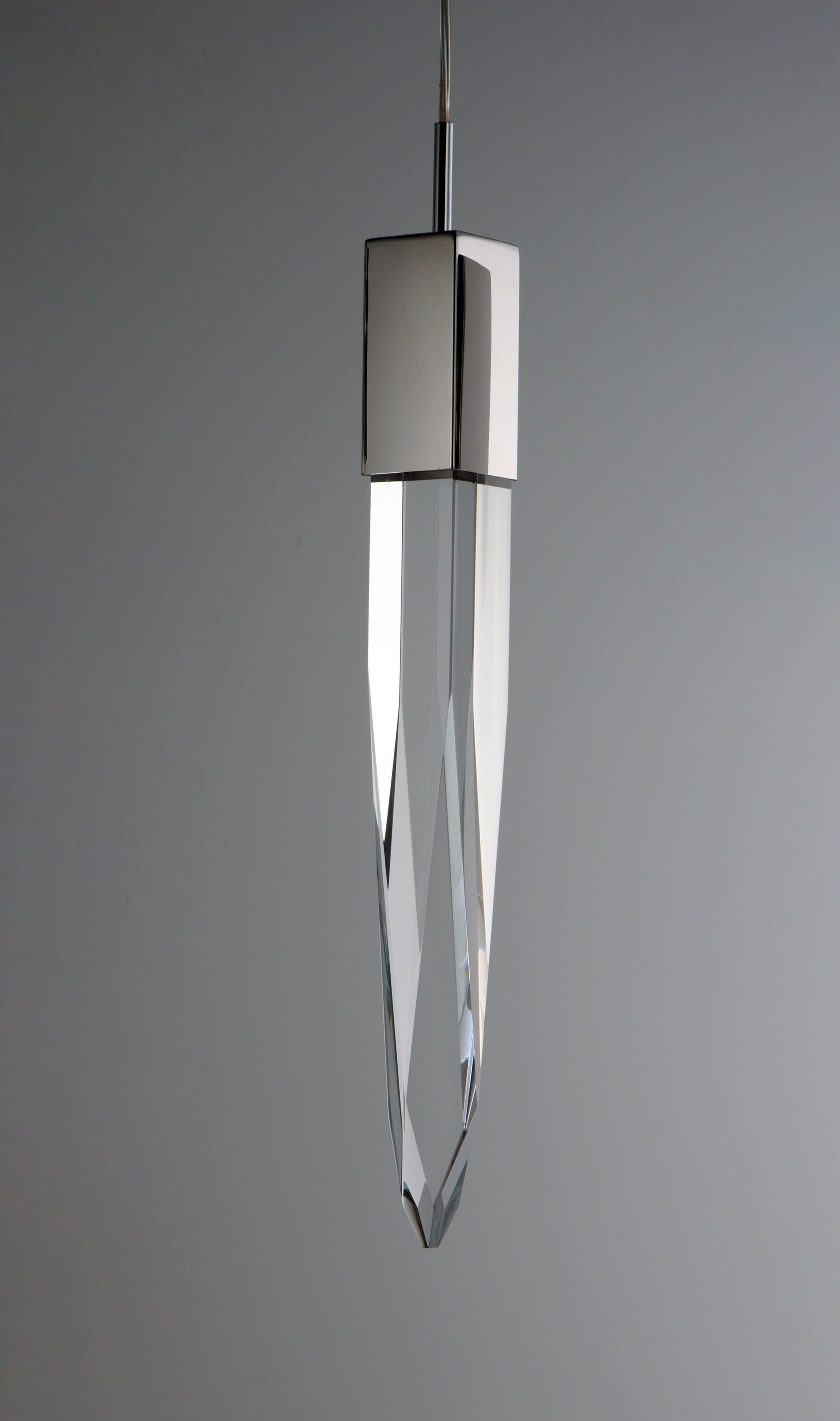 Quartz LED Pendant Polished Chrome by ET2