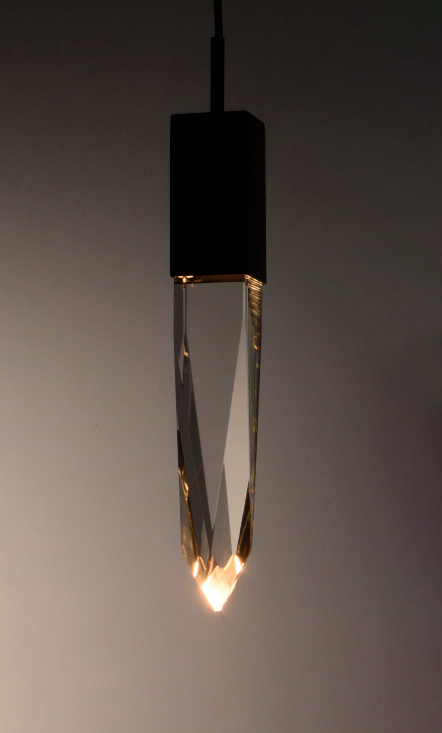 Quartz LED Pendant Black by ET2