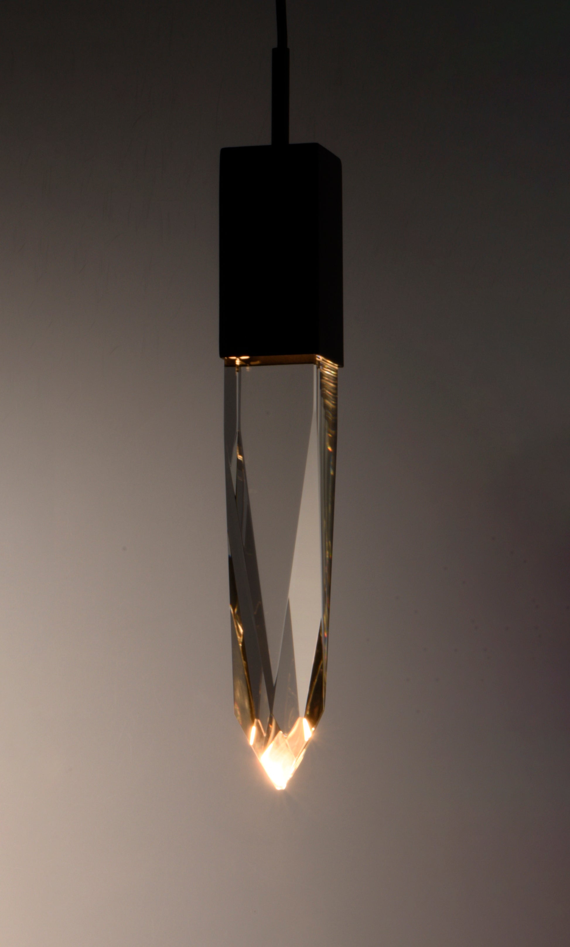 Quartz LED Pendant Black by ET2