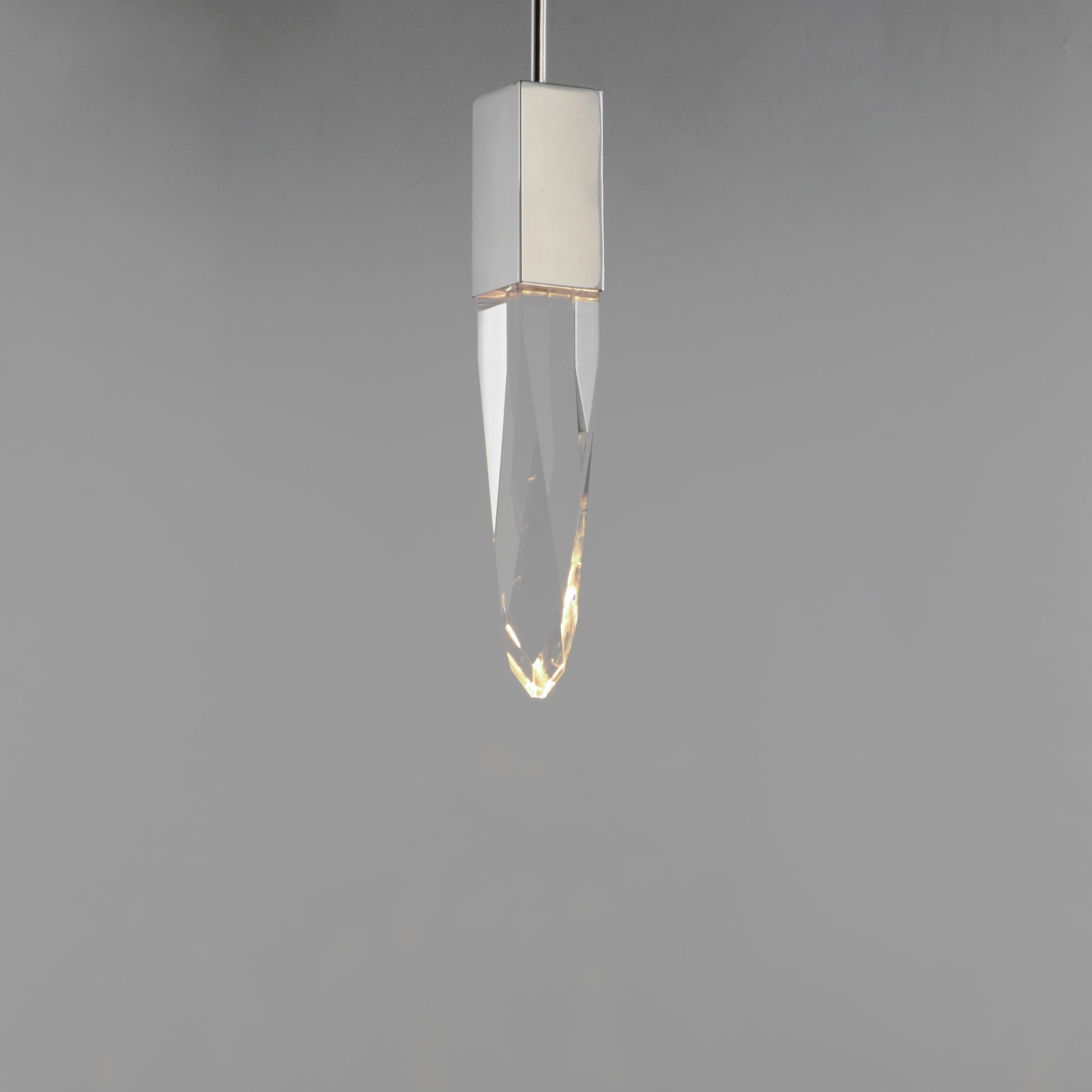 Quartz LED Pendant Polished Chrome by ET2
