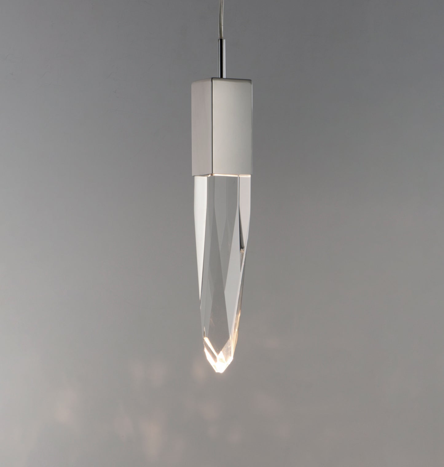 Quartz LED Pendant Polished Chrome by ET2