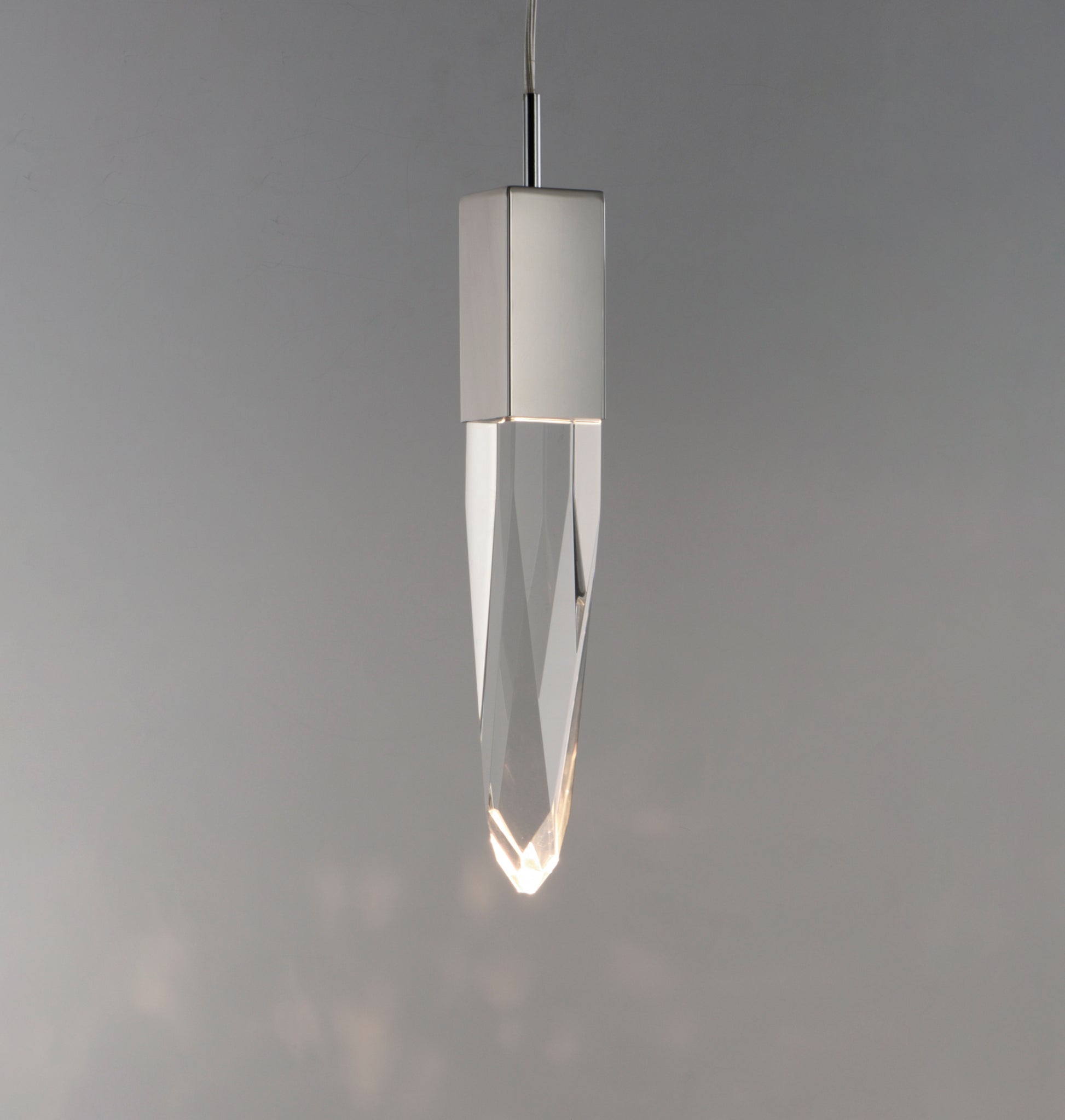 Quartz LED Pendant Polished Chrome by ET2