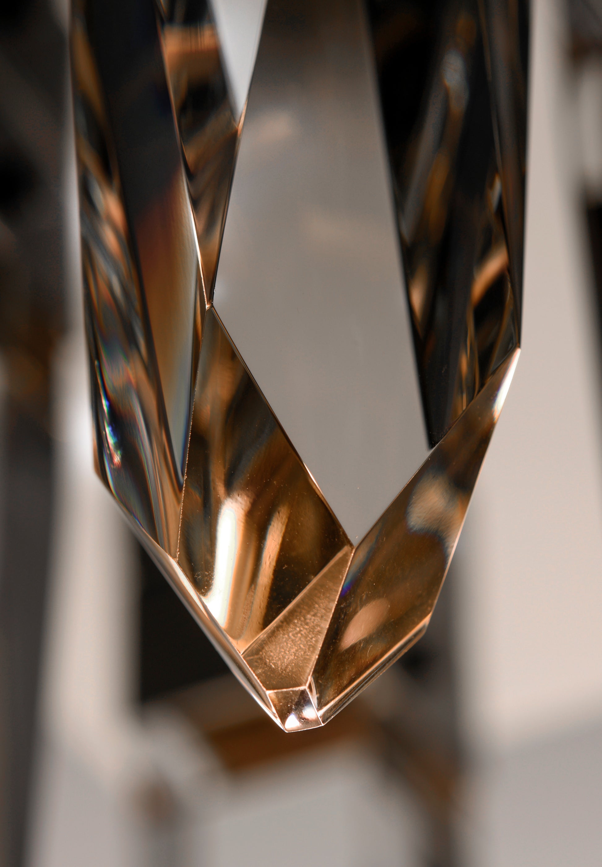 Quartz 5-Light LED Pendant Polished Chrome by ET2