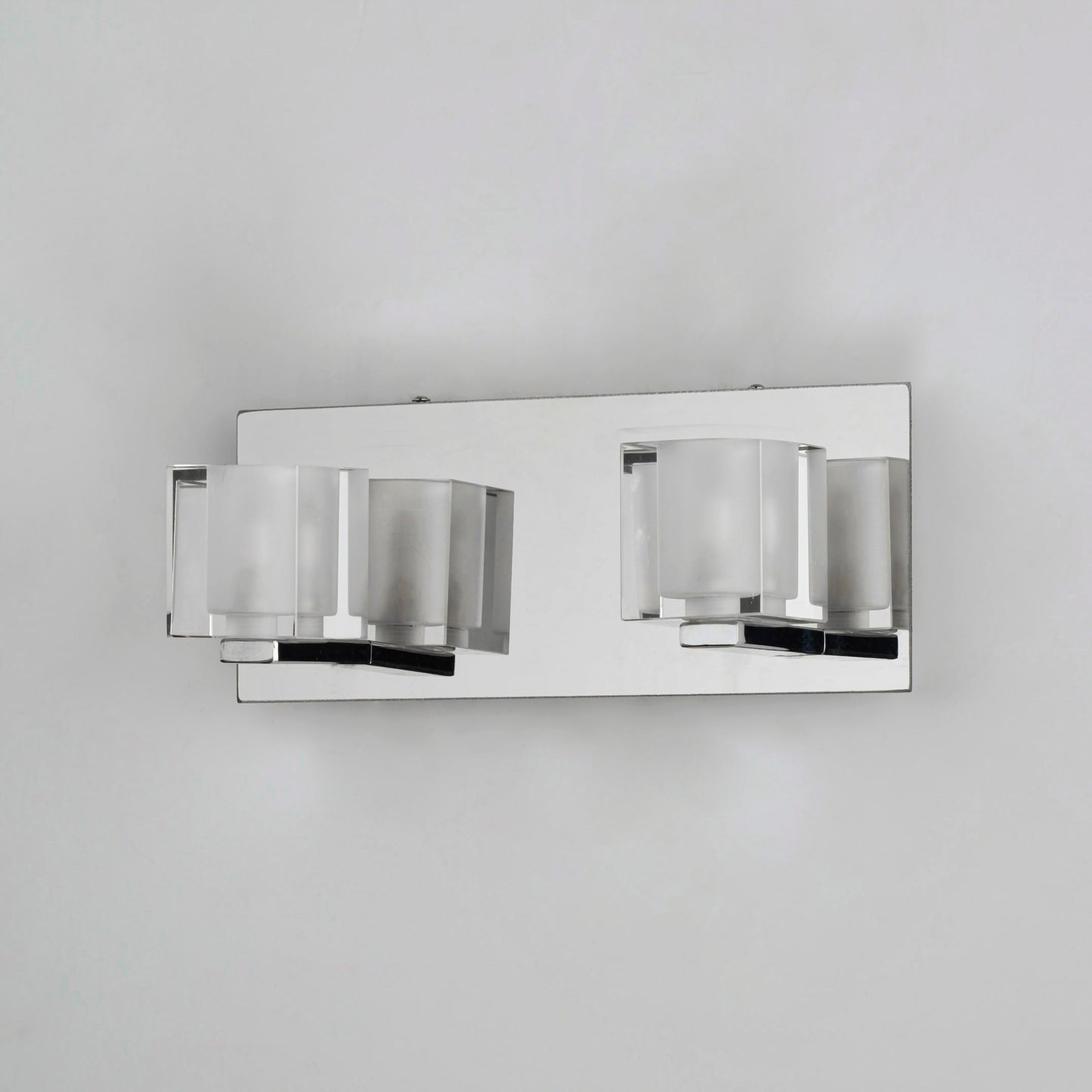 Blocs 2-Light LED Wall Sconce Polished Chrome by ET2