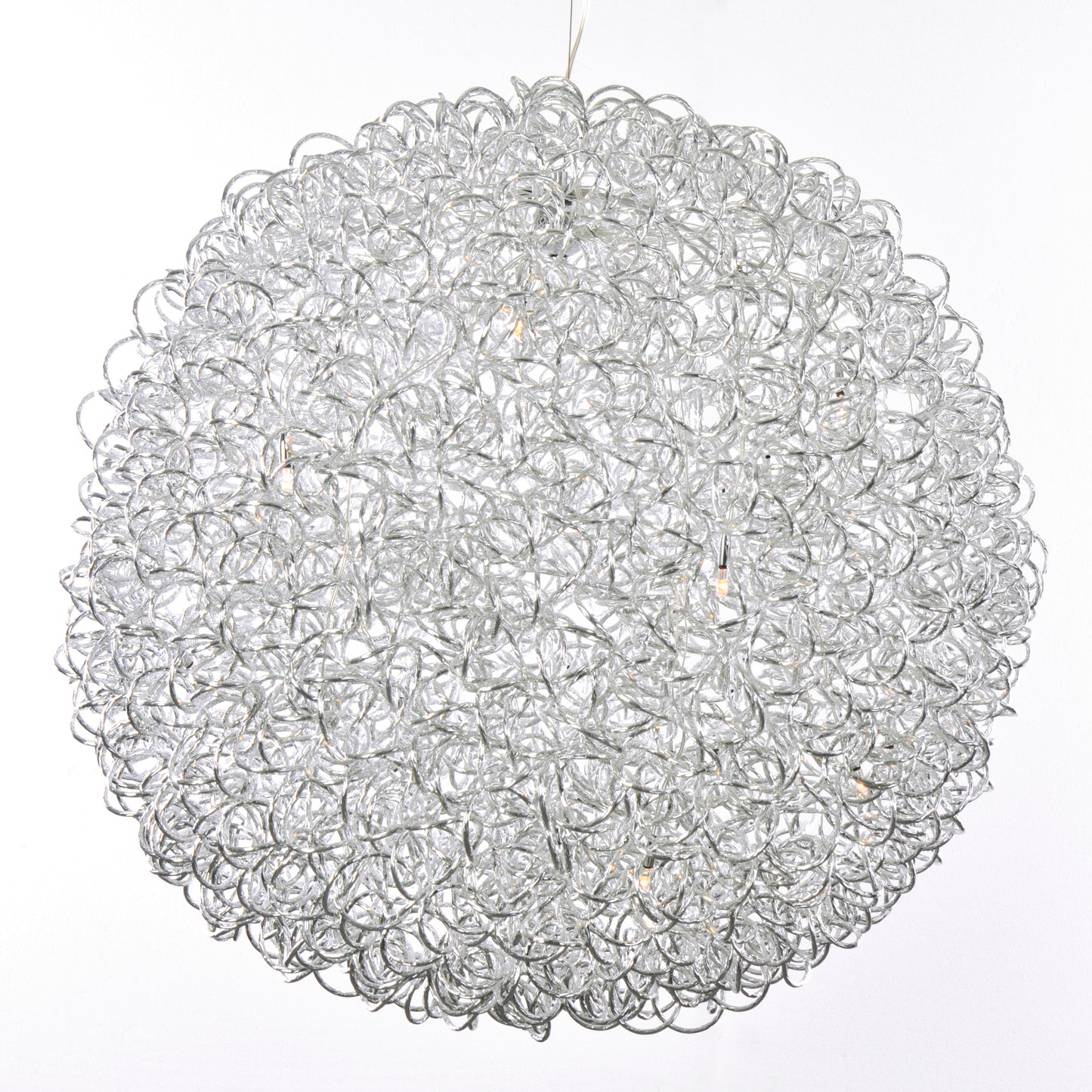 Dazed 25-Light LED Pendant Polished Chrome by ET2