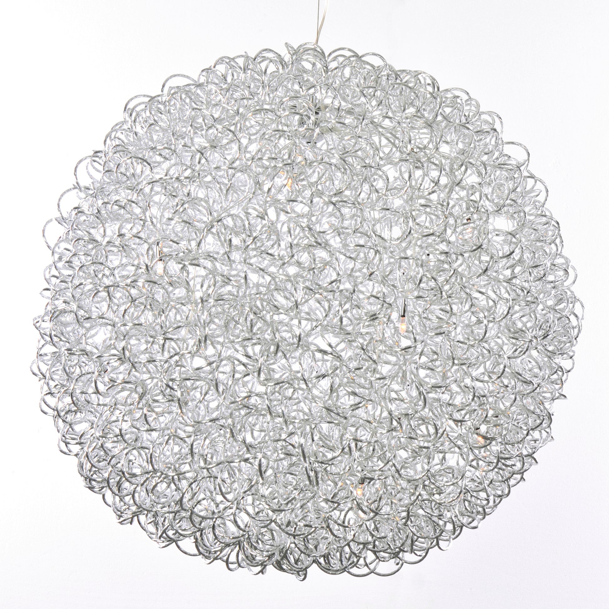 Dazed 25-Light LED Pendant Polished Chrome by ET2