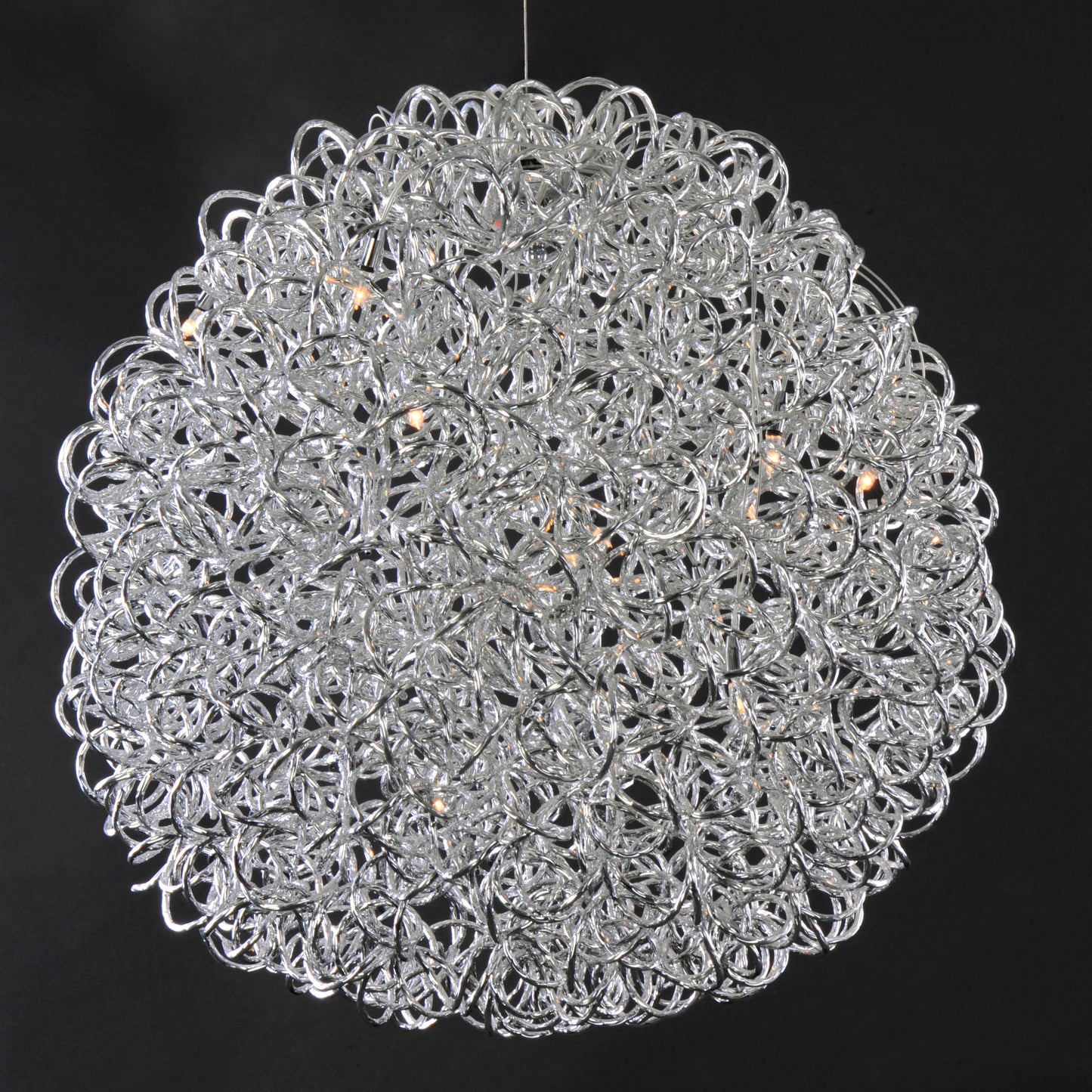 Dazed 25-Light LED Pendant Polished Chrome by ET2