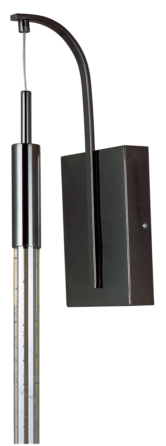 Scepter LED Wall Sconce Black Chrome by ET2