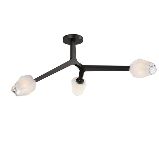 Blossom 3-Light LED Flush Mount Black by ET2