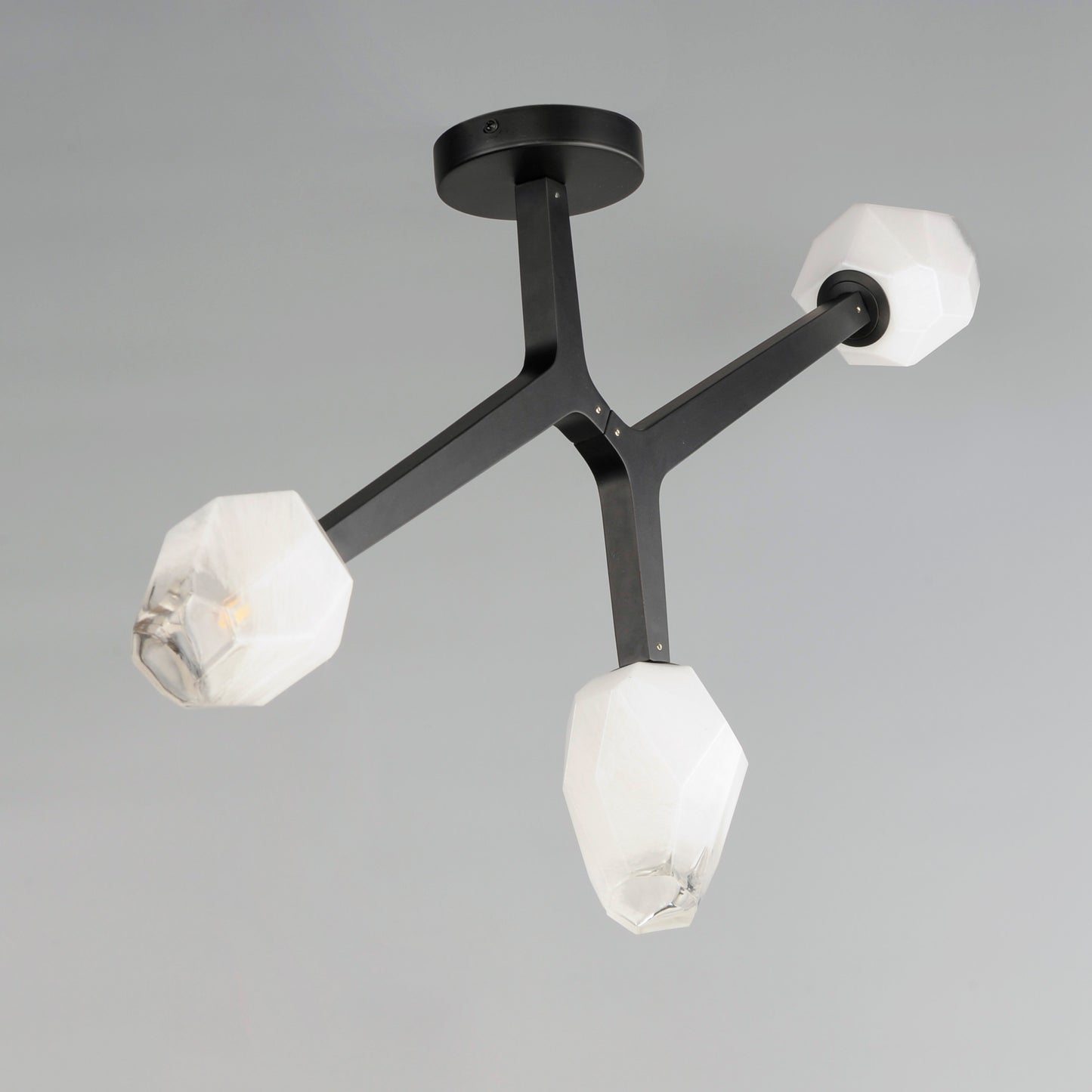Blossom 3-Light LED Flush Mount Black by ET2