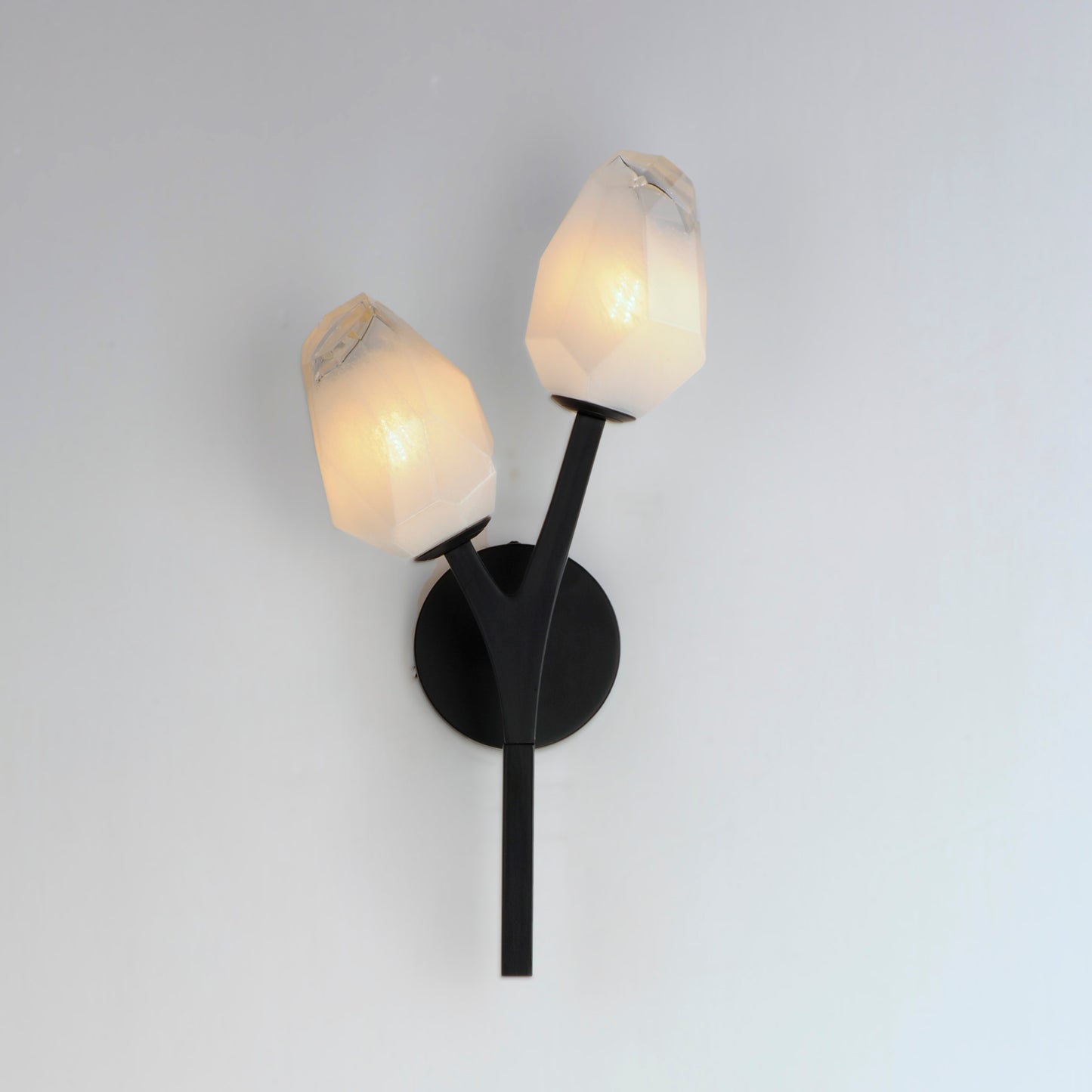 Blossom 2-Light LED Wall Sconce Black by ET2