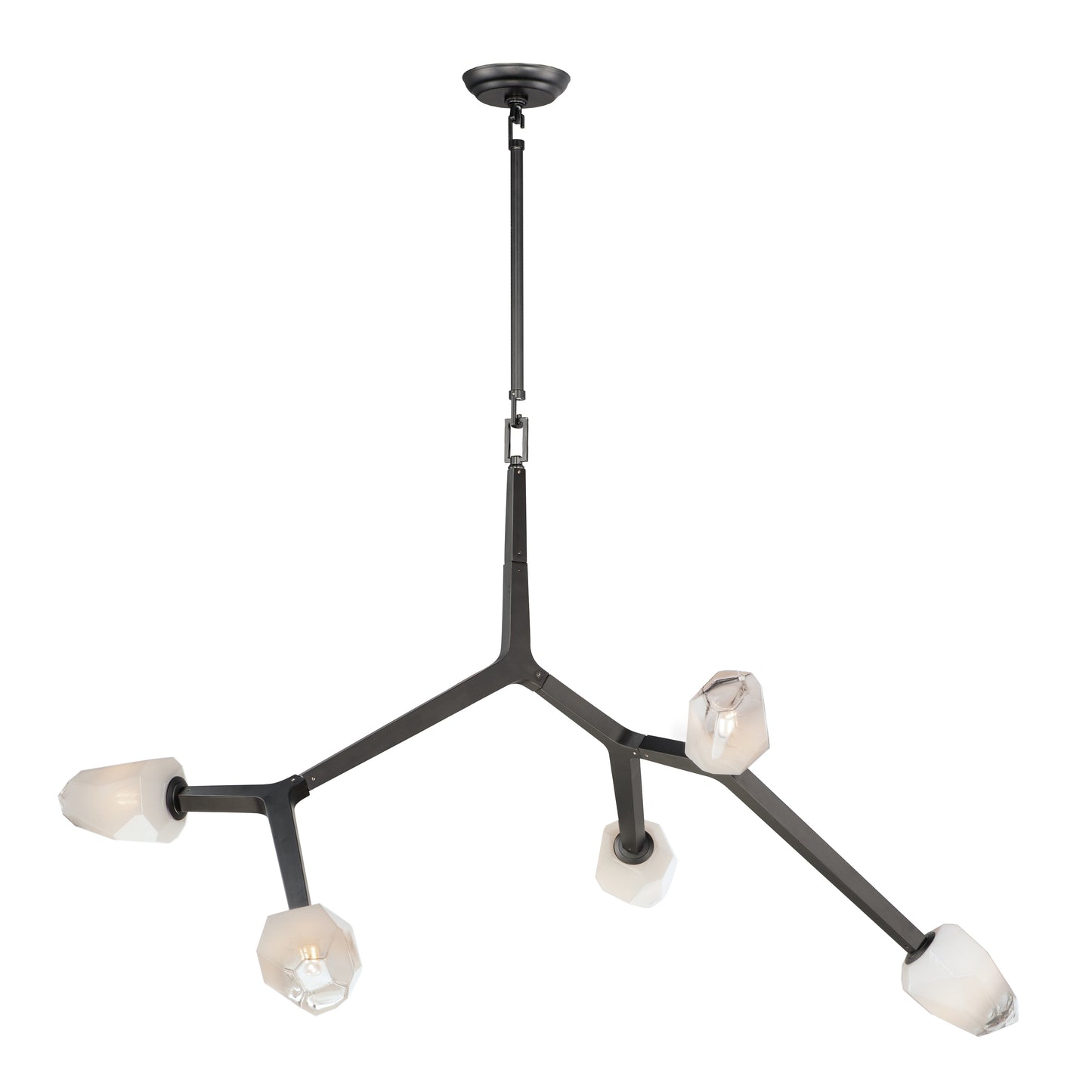 Blossom 5-Light LED Pendant Black by ET2
