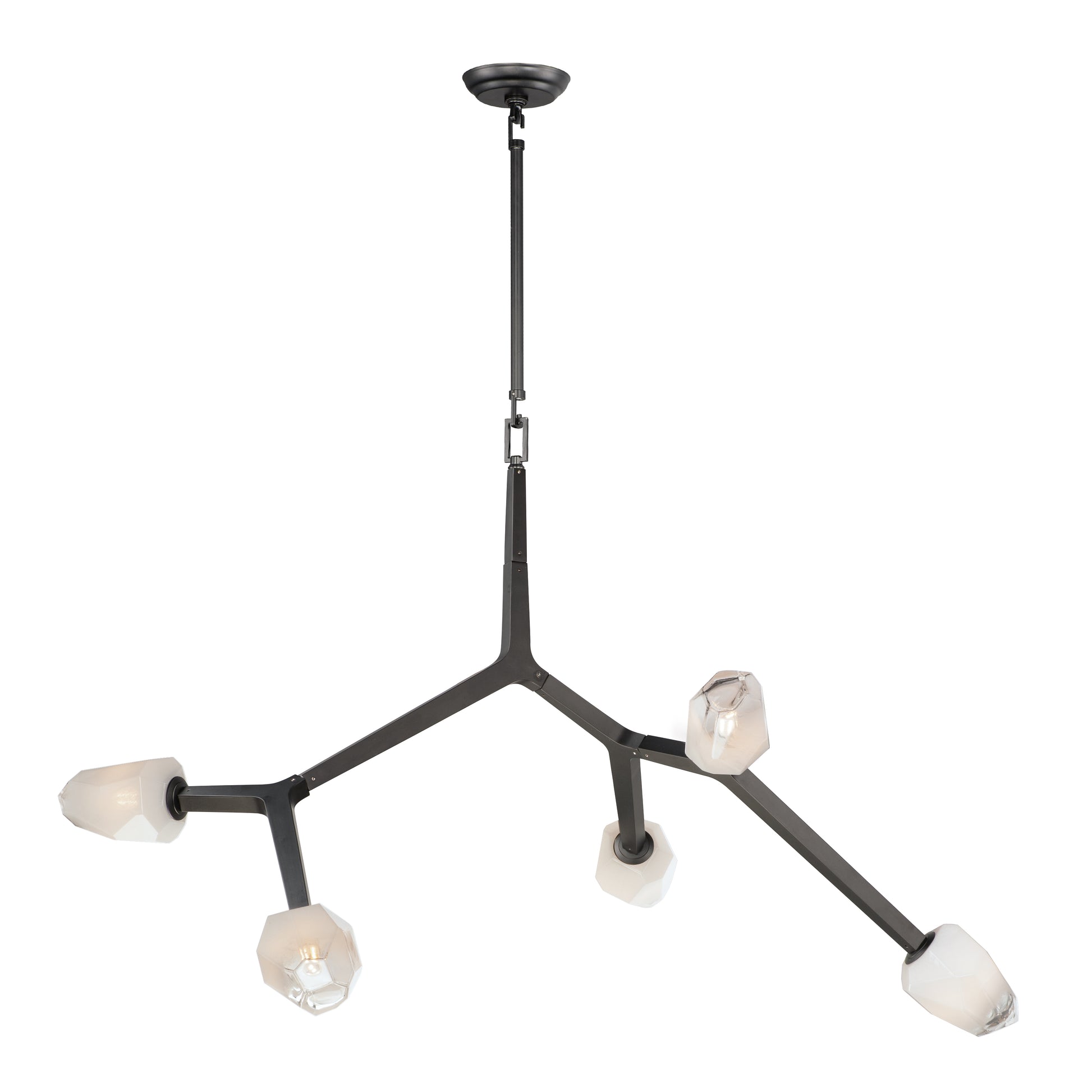 Blossom 5-Light LED Pendant Black by ET2