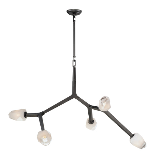 Blossom 5-Light LED Pendant Black by ET2