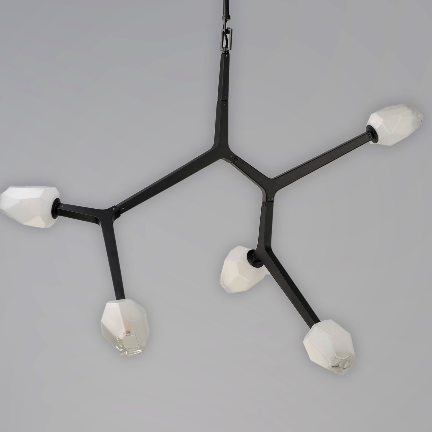 Blossom 5-Light LED Pendant Black by ET2
