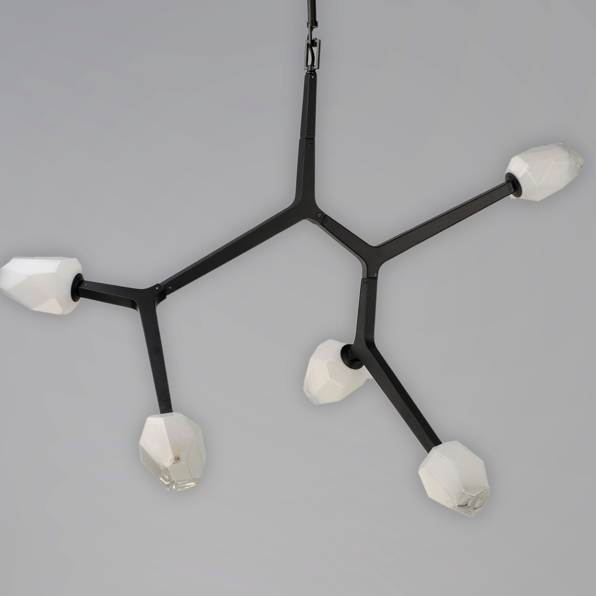 Blossom 5-Light LED Pendant Black by ET2