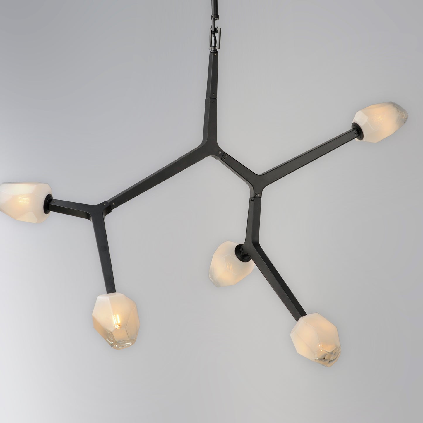 Blossom 5-Light LED Pendant Black by ET2