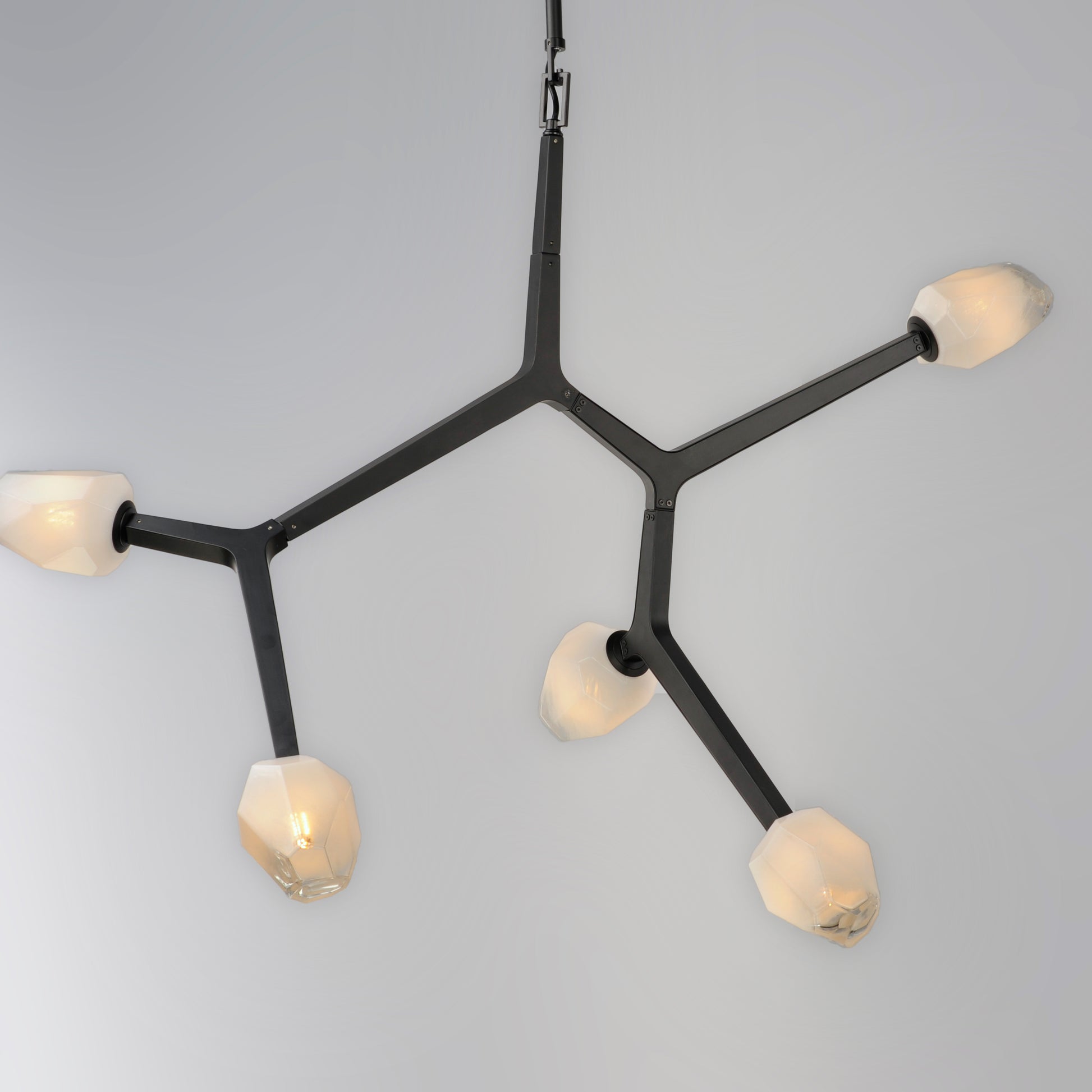Blossom 5-Light LED Pendant Black by ET2