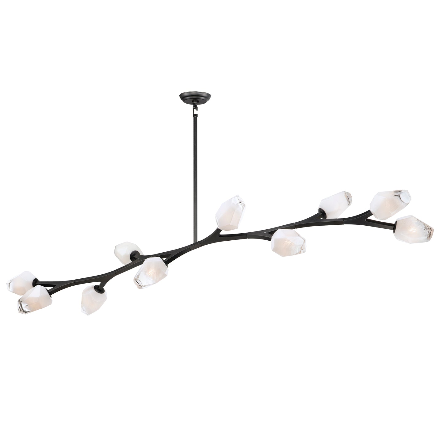 Blossom 10-Light LED Pendant Black by ET2