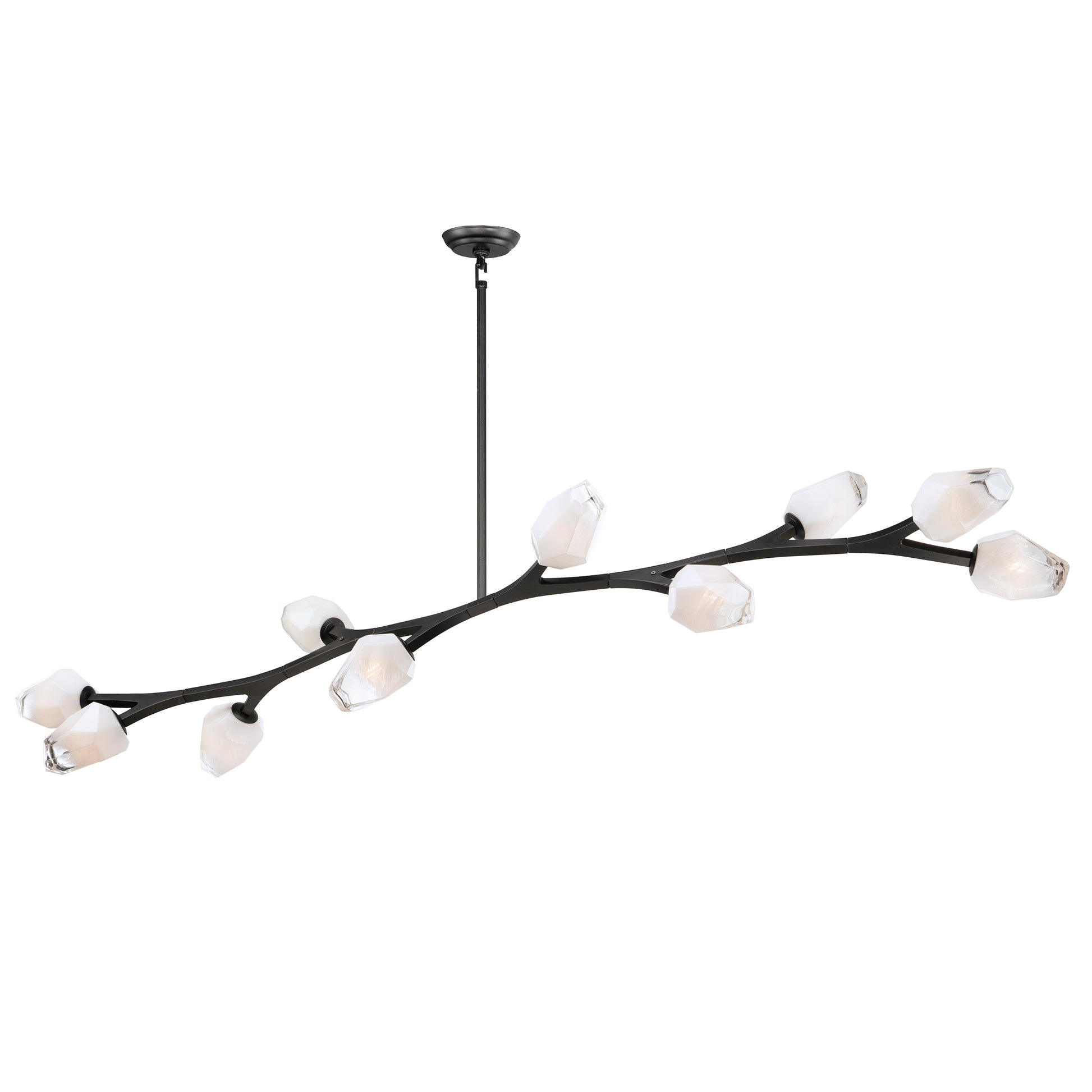Blossom 10-Light LED Pendant Black by ET2