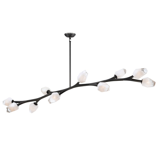 Blossom 10-Light LED Pendant Black by ET2