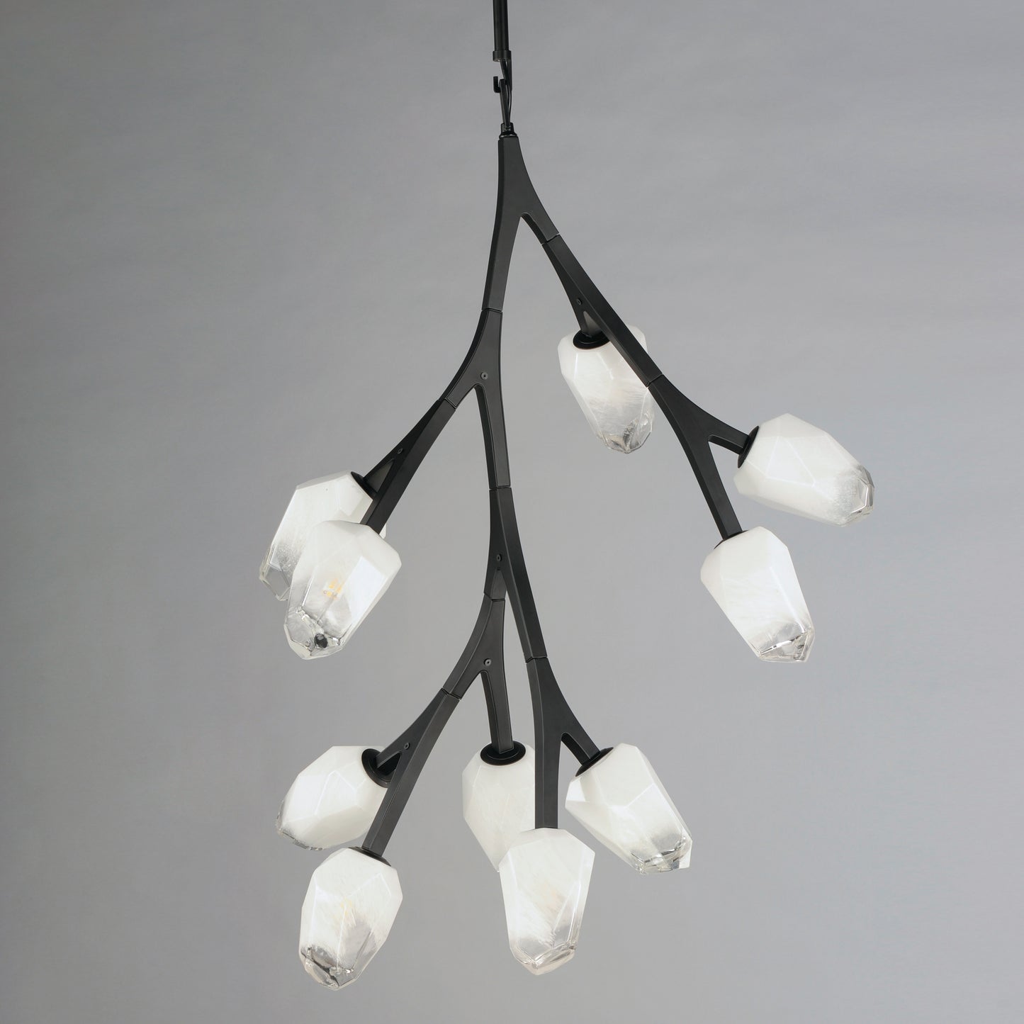 Blossom 10-Light LED Pendant Black by ET2