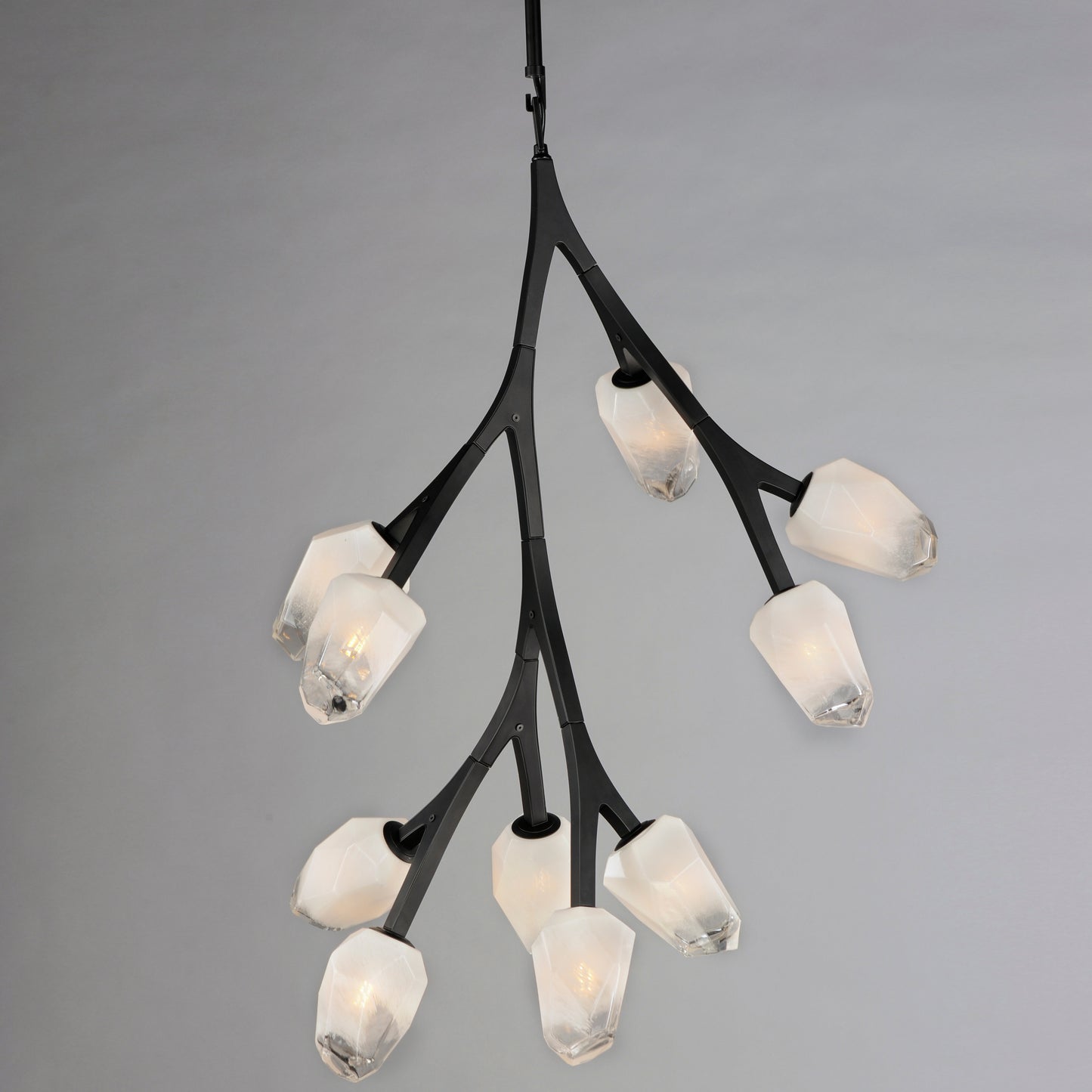 Blossom 10-Light LED Pendant Black by ET2