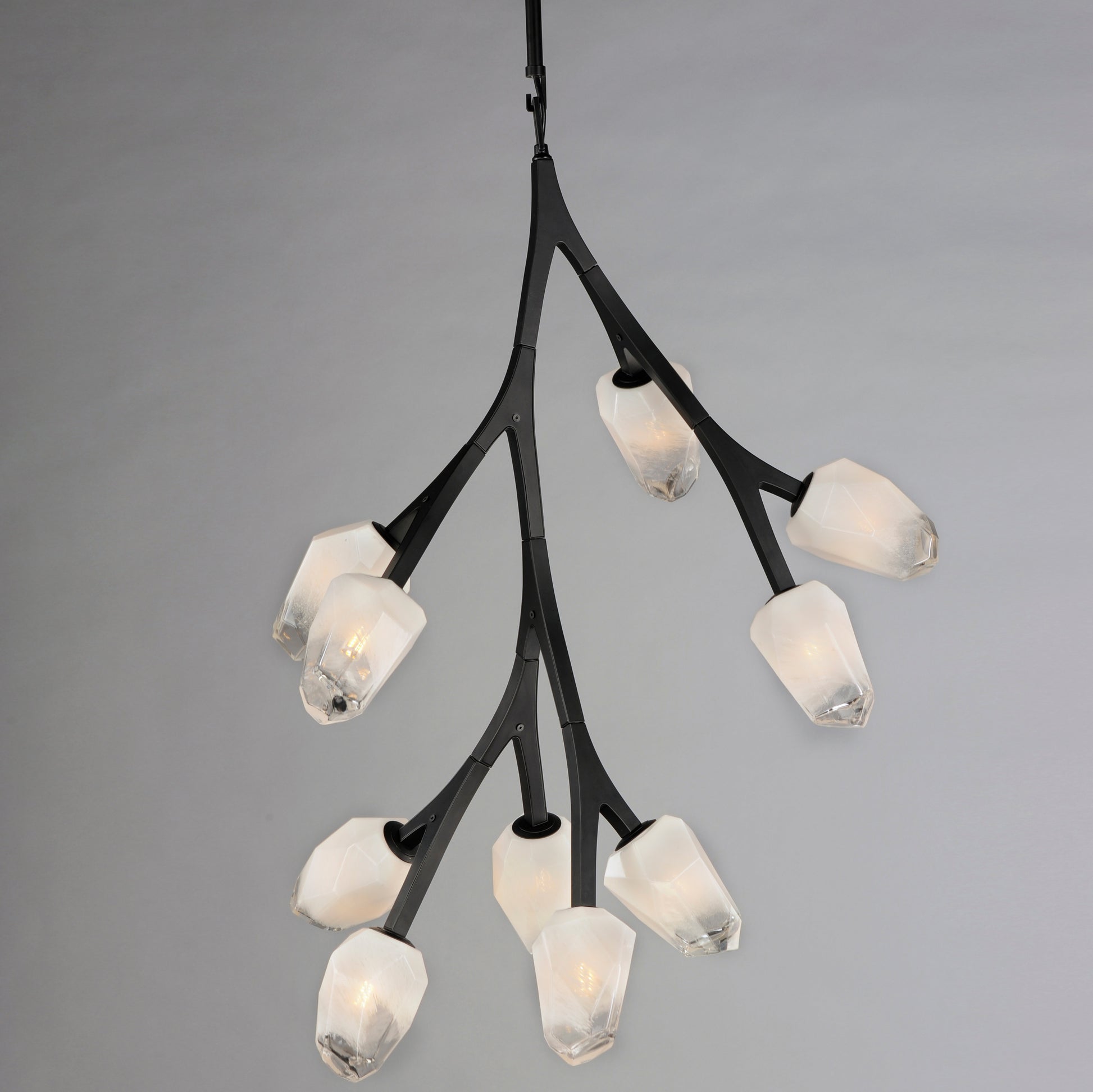 Blossom 10-Light LED Pendant Black by ET2