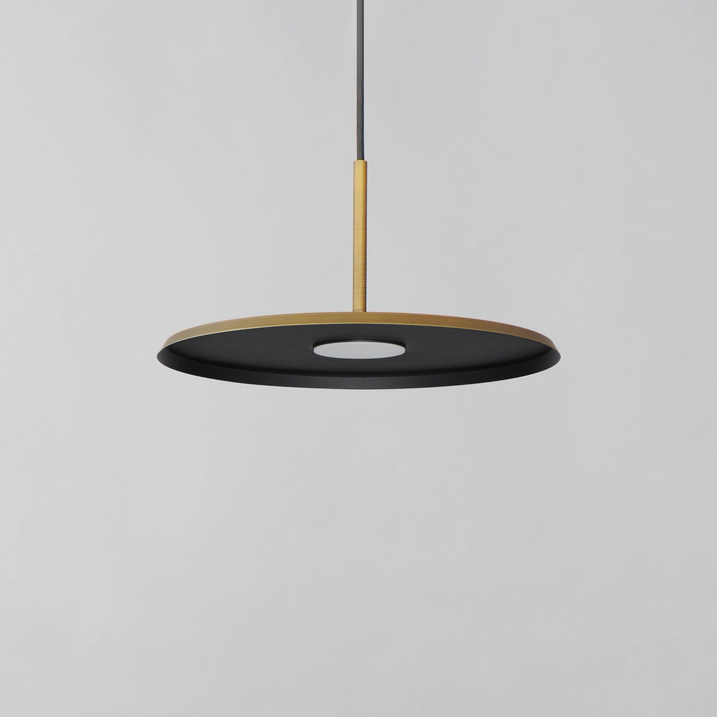 Berliner 14" LED Pendant Antique Brass by ET2