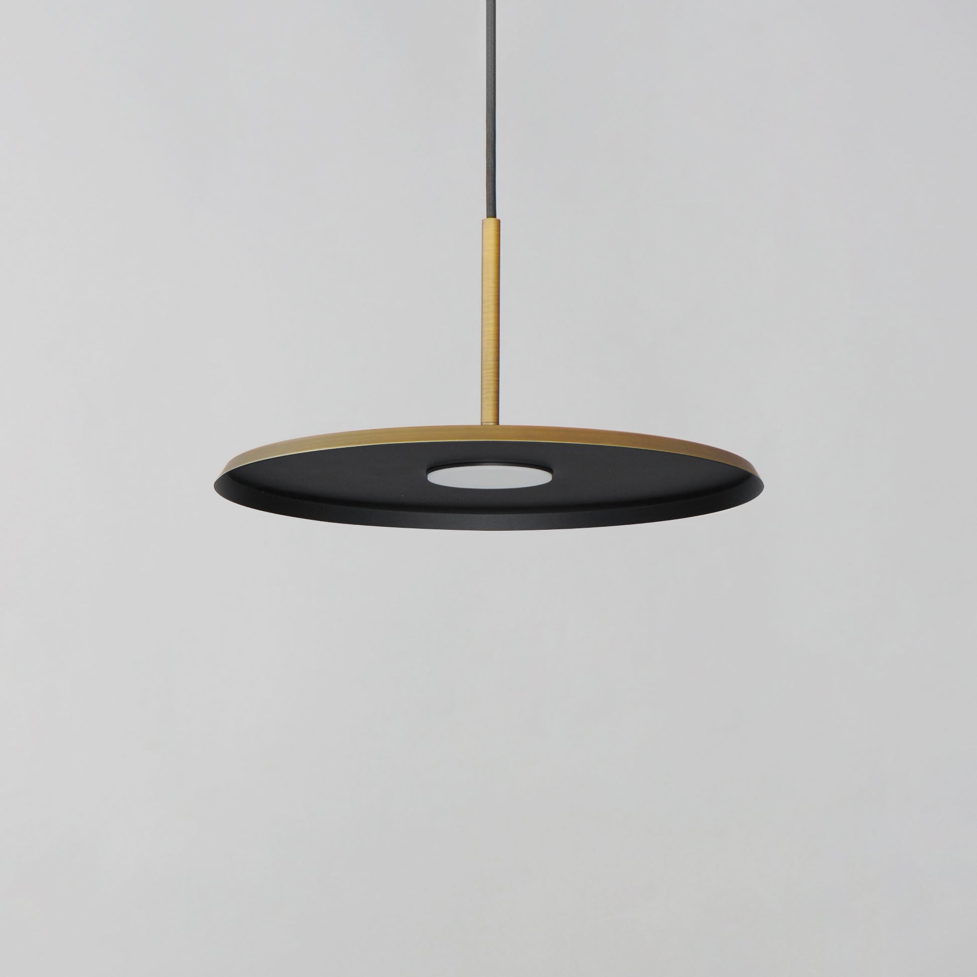 Berliner 14" LED Pendant Antique Brass by ET2