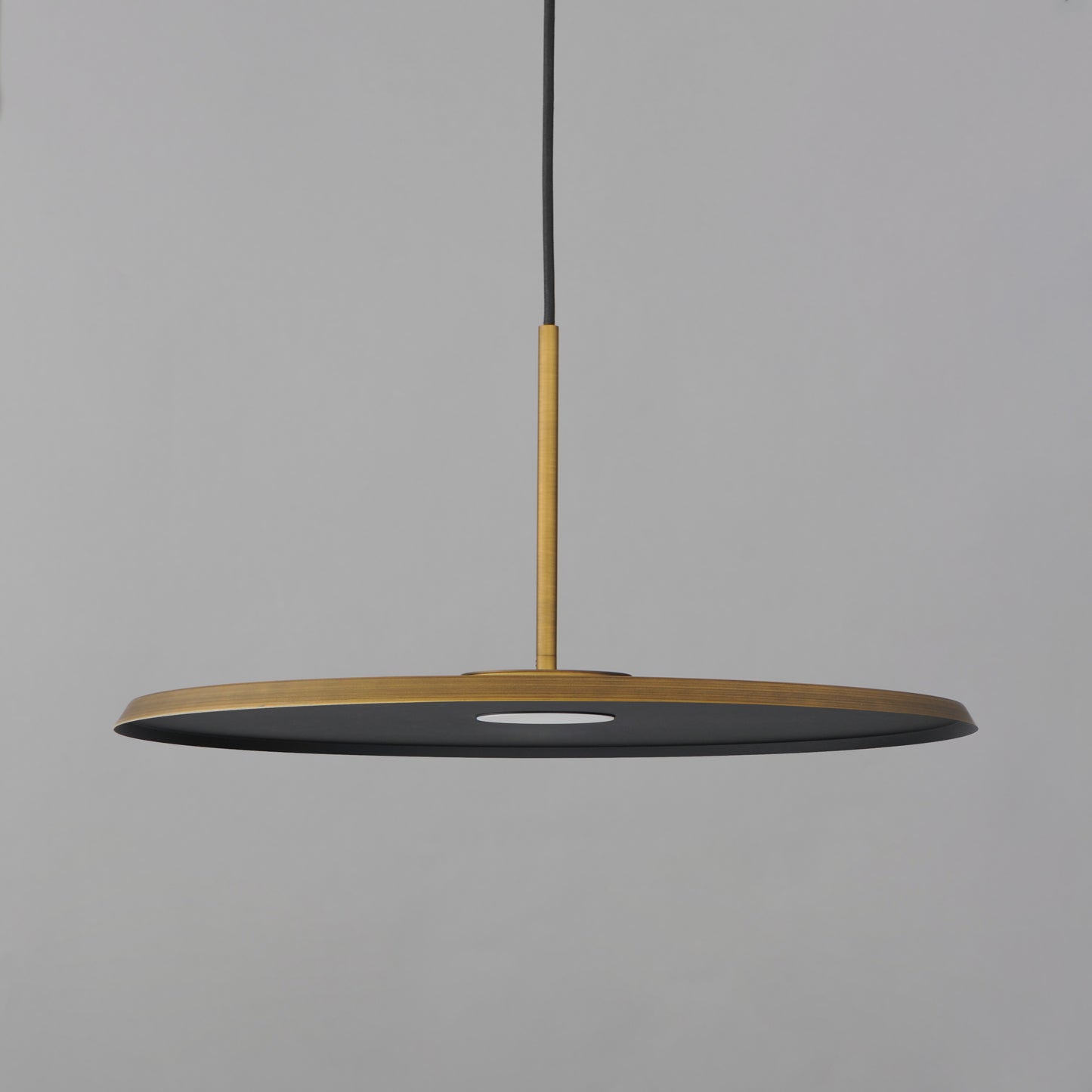 Berliner 20" LED Pendant Antique Brass by ET2