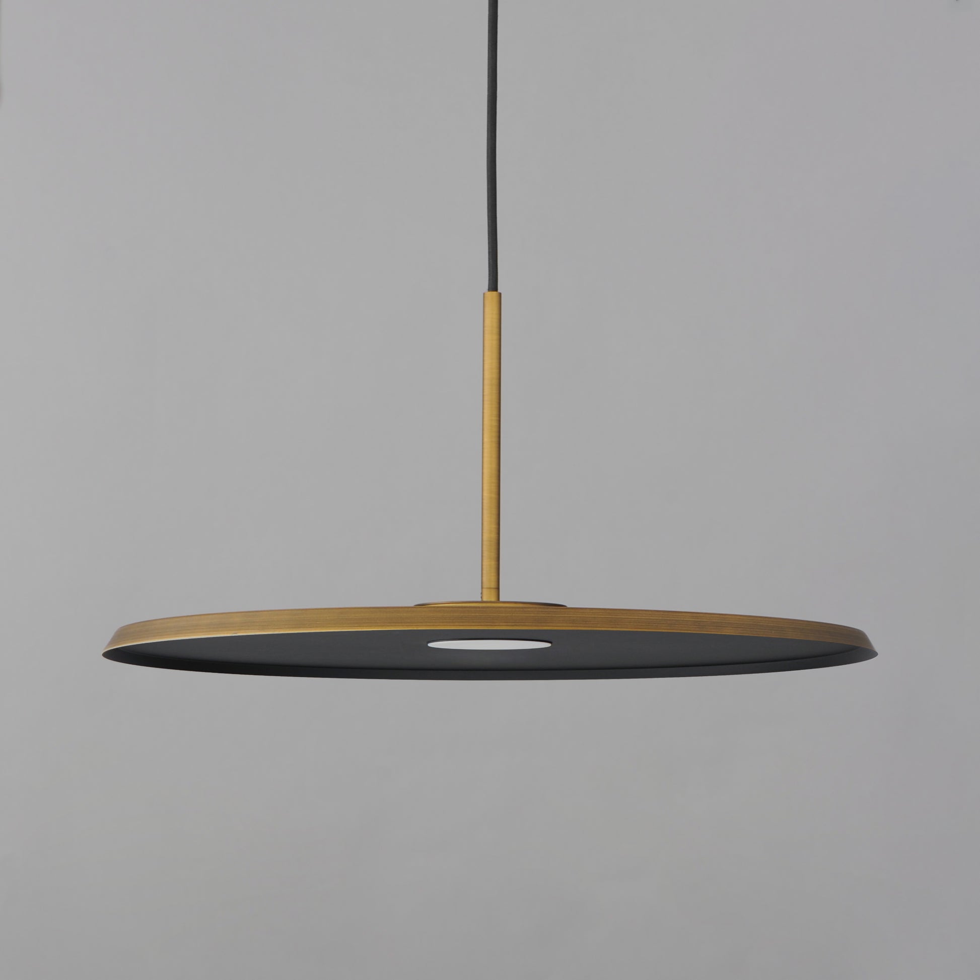 Berliner 20" LED Pendant Antique Brass by ET2