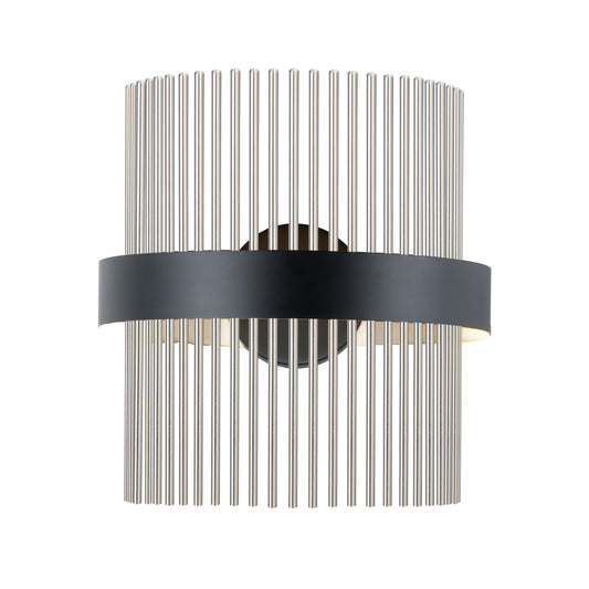 Chimes 5CCT Select Wall Sconce Black/Satin Nickel by ET2
