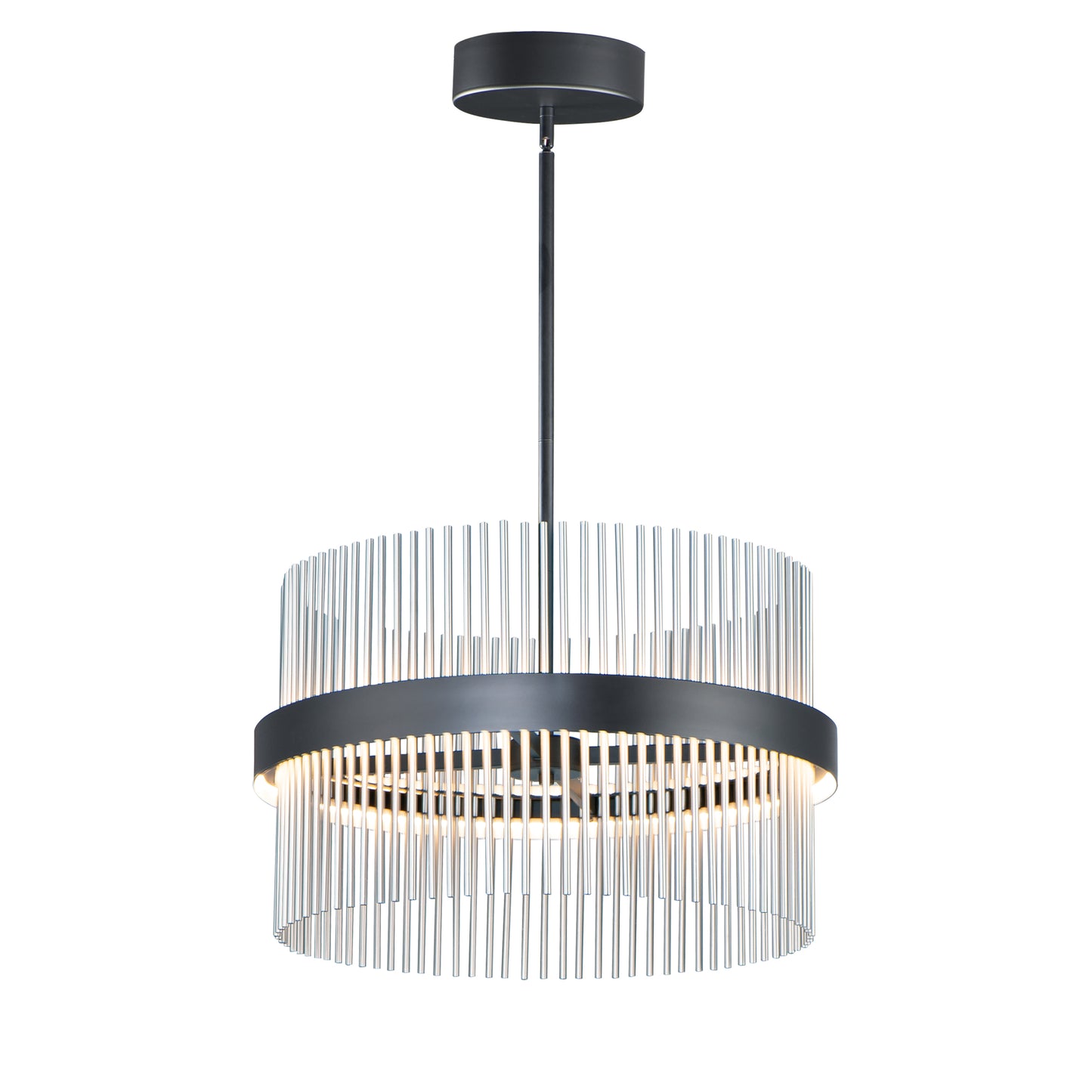 Chimes 5CCT Select 24" Pendant Black/Satin Nickel by ET2