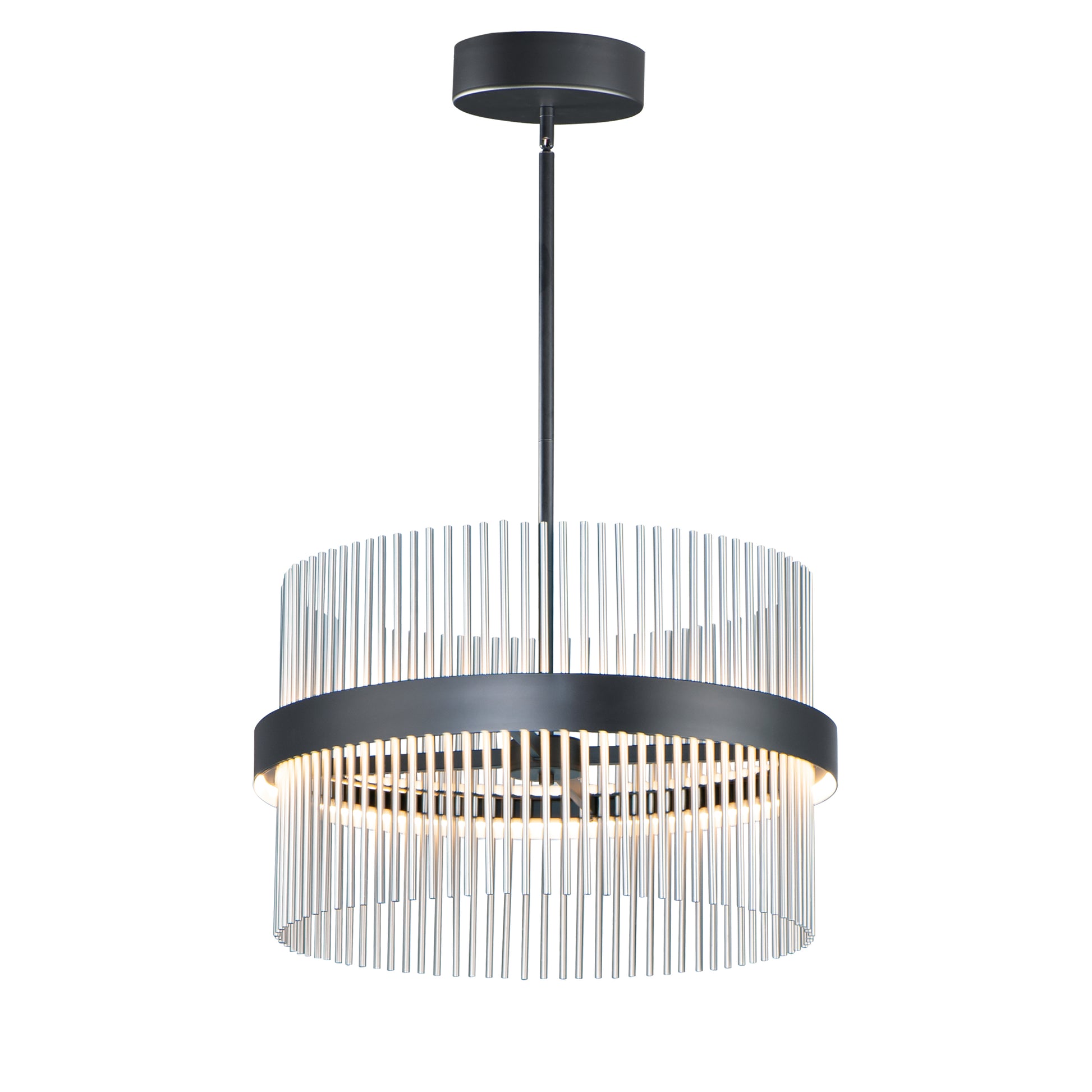 Chimes 5CCT Select 24" Pendant Black/Satin Nickel by ET2