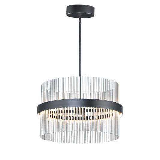 Chimes 5CCT Select 24" Pendant Black/Satin Nickel by ET2