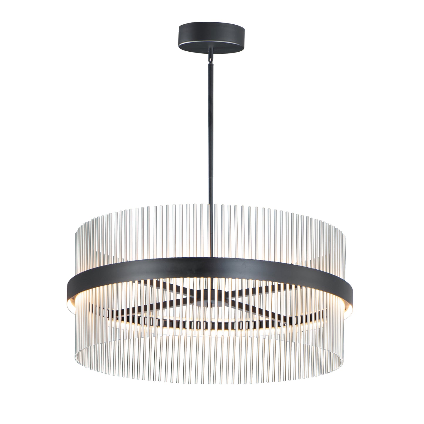 Chimes 5CCT Select 36" Pendant Black/Satin Nickel by ET2