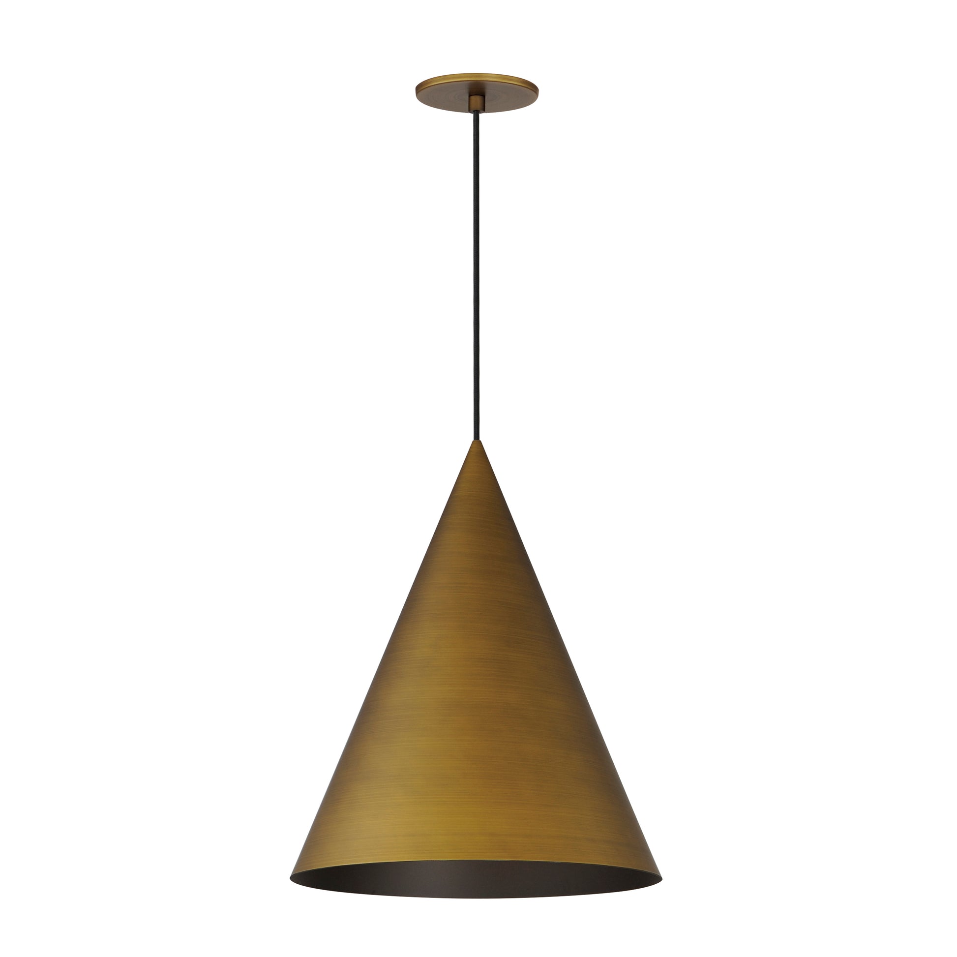 Pitch 14" LED Pendant Antique Brass by ET2