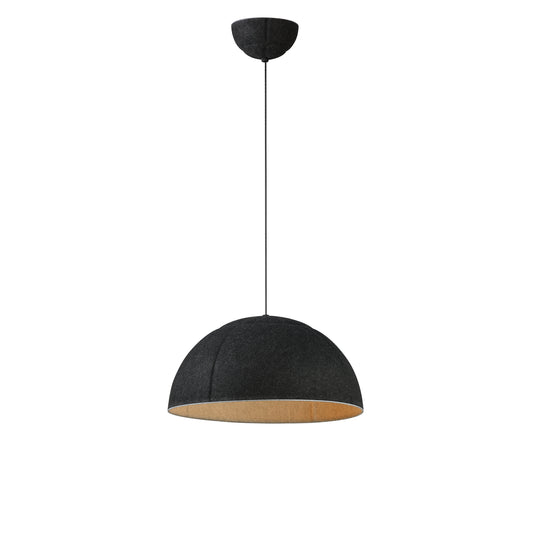 Wimbledon 16" LED Pendant Dark Gray by ET2