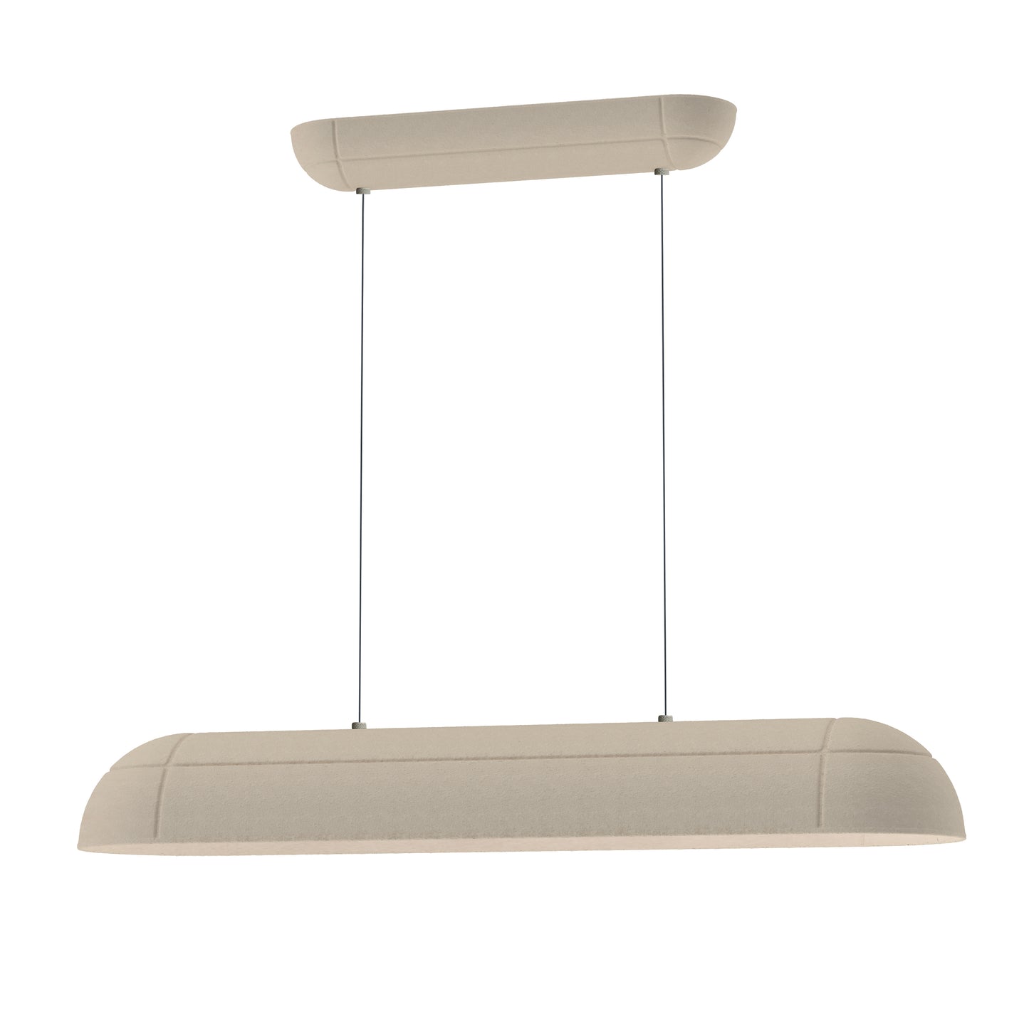 Wimbledon 41" LED Linear Pendant Light Cream by ET2