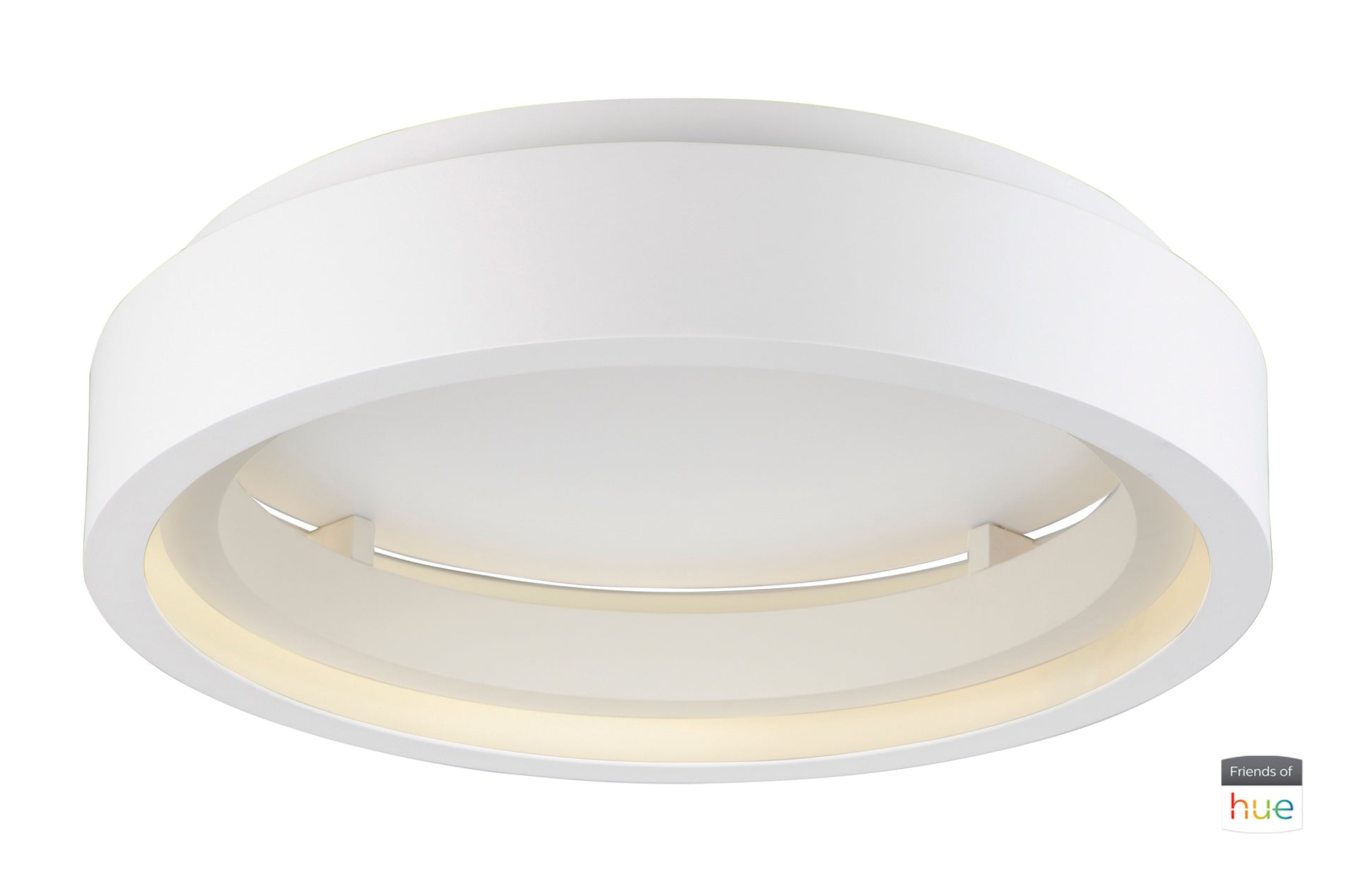 iCorona Friends of Hue LED Flush Mount Matte White by ET2